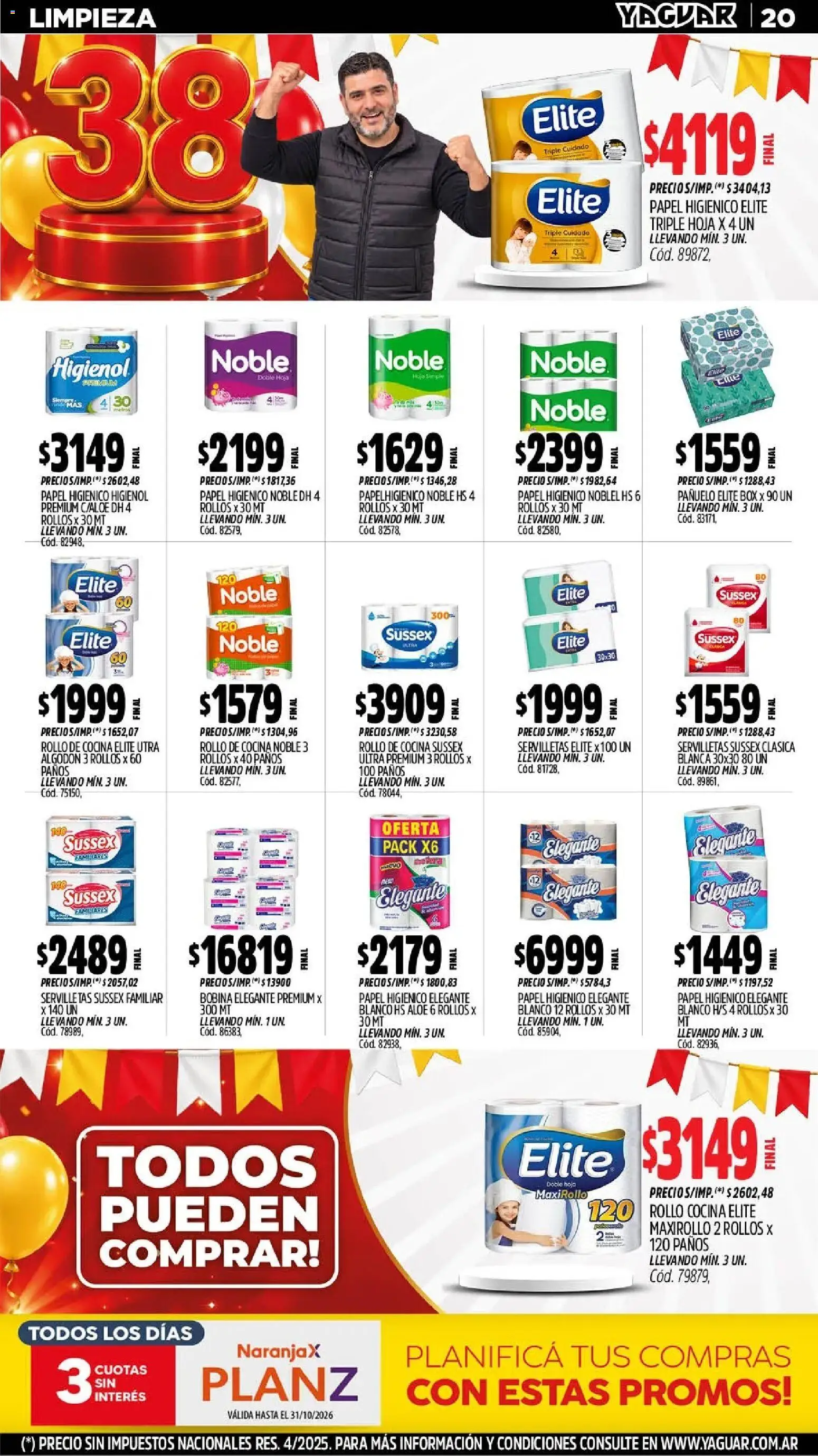 Yaguar - Oferta Semanal Chaco │ válido desde el 12/10/2026 | Página: 22