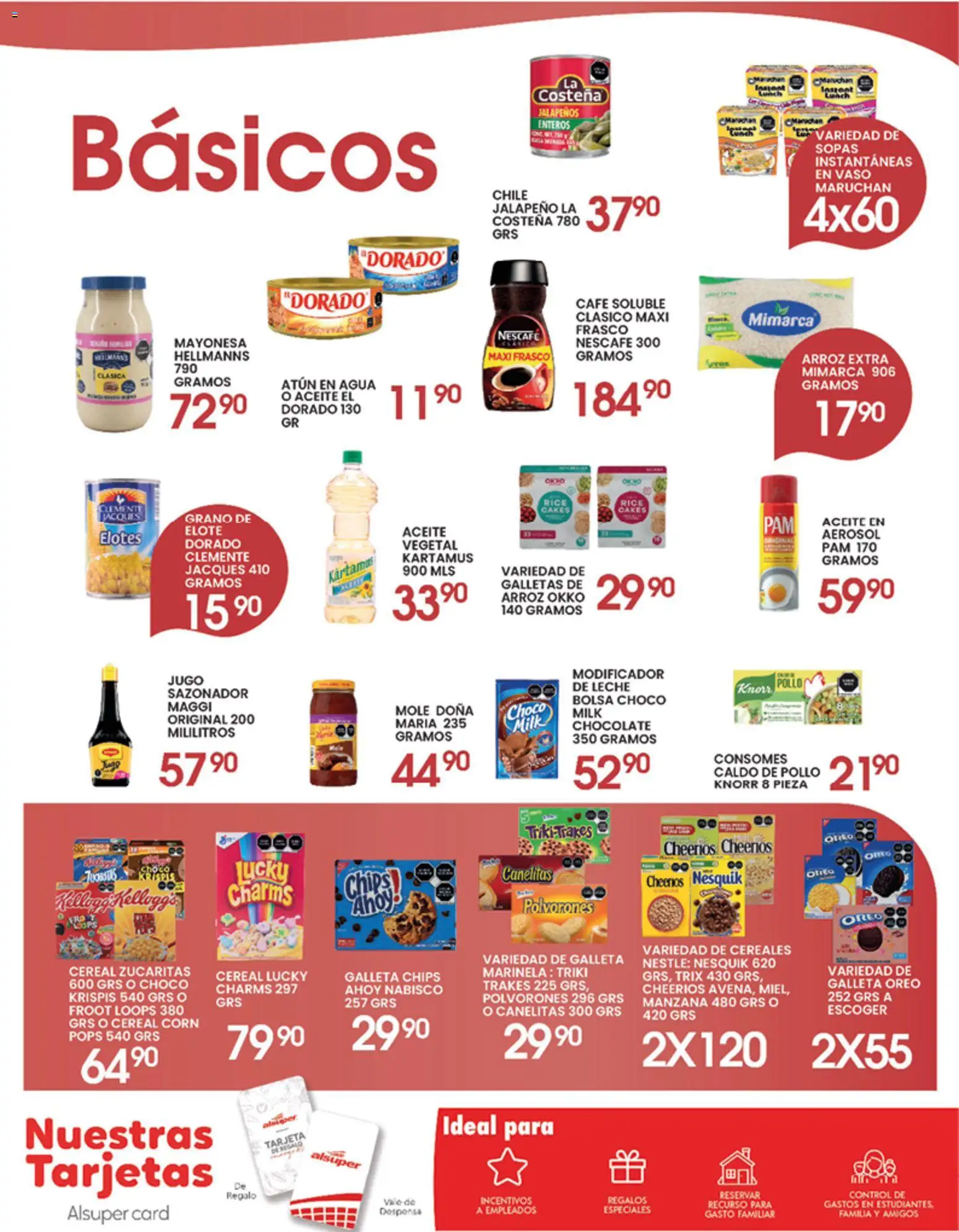Nuevas ofertas de Alsuper válidas en toda la República Mexicana desde el 22.05.2026. ¡Encuentra las mejores ofertas en Alsuper folleto Laguna! | Página: 6 | Productos: Mayonesa, Agua, Café, Galletas