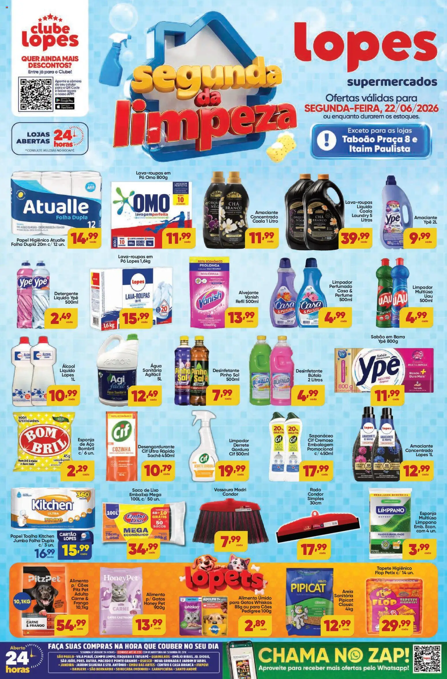 Lopes Supermercados Folheto - válido de 22/06/2026 | Página: 1
