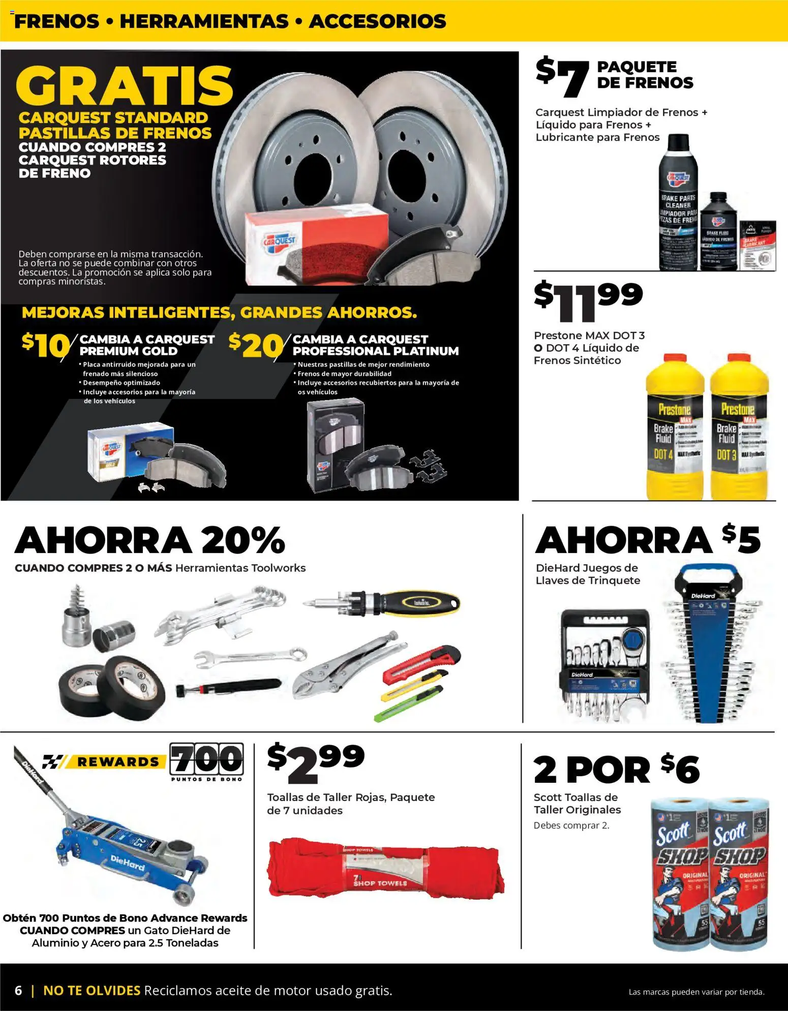 Advance Auto Parts Sales Ad - Spanish - valid from 09/13/2026 | Page: 6