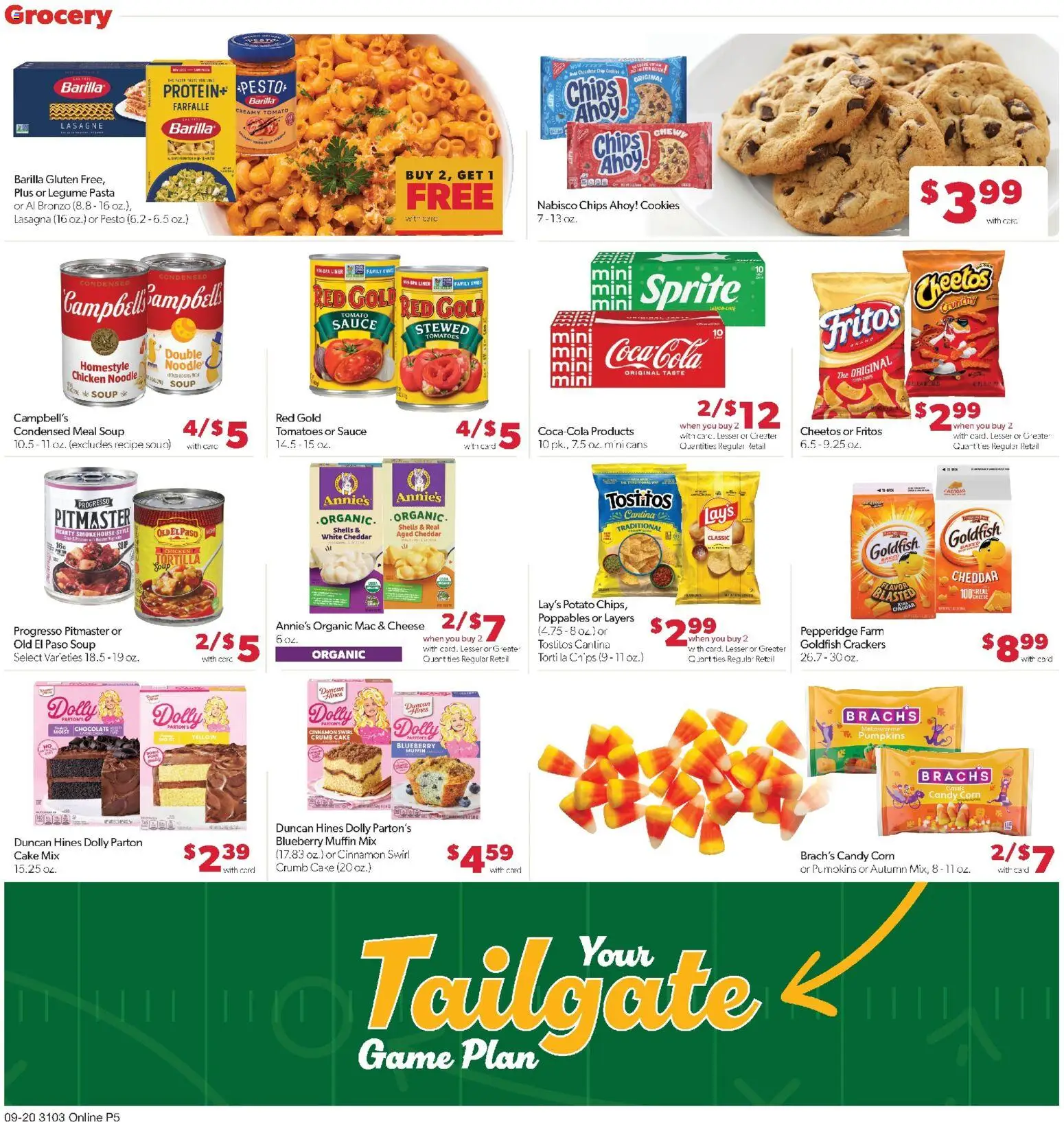 Family Fare Weekly Ad - ND - valid from 09/20/2026 | Page: 9 | Products: Candy, Protein, Lasagna, Barilla