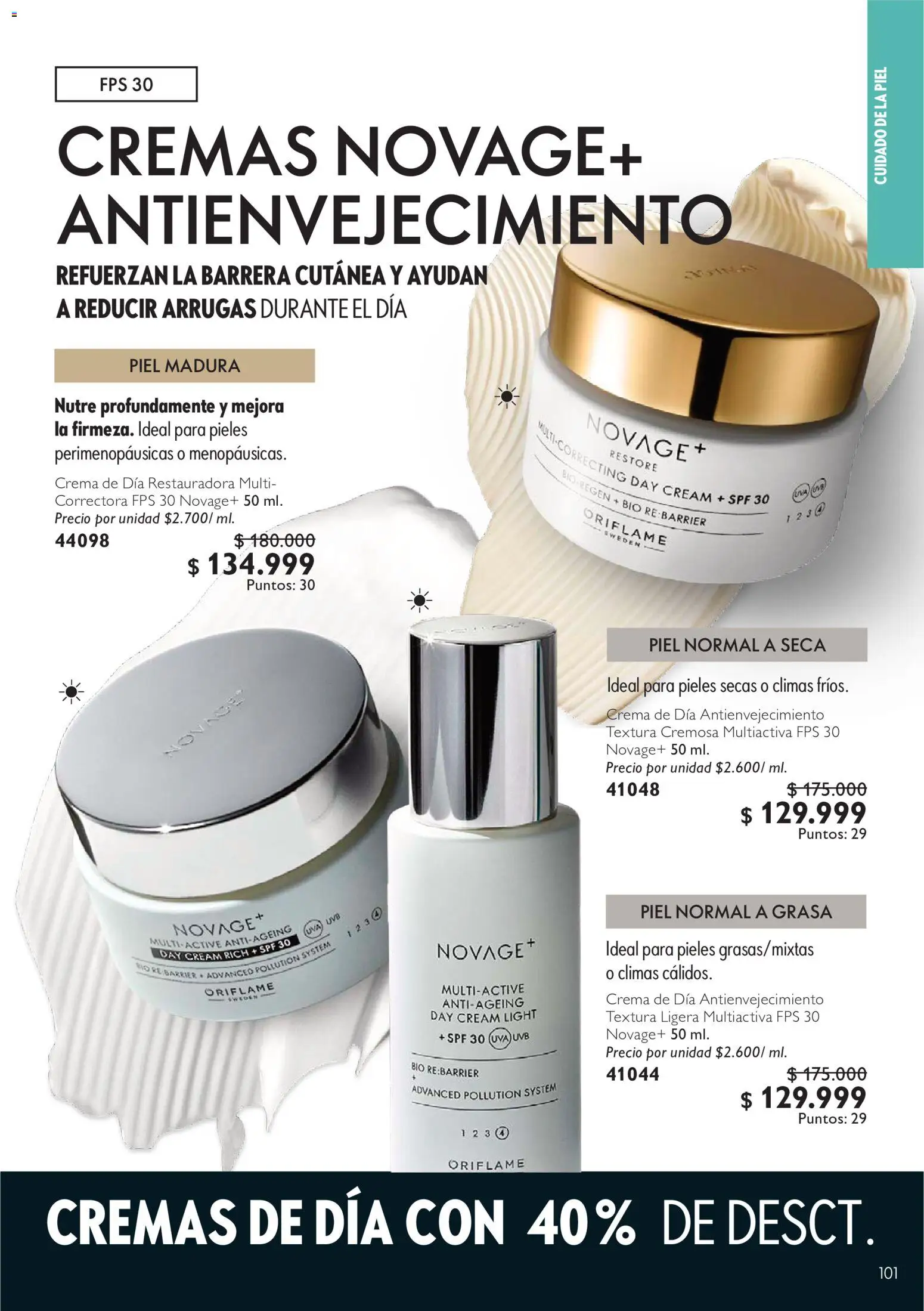 Oriflame revista - valida desde el 01/08/2026 | Página: 101 | Productos: Crema, Uva