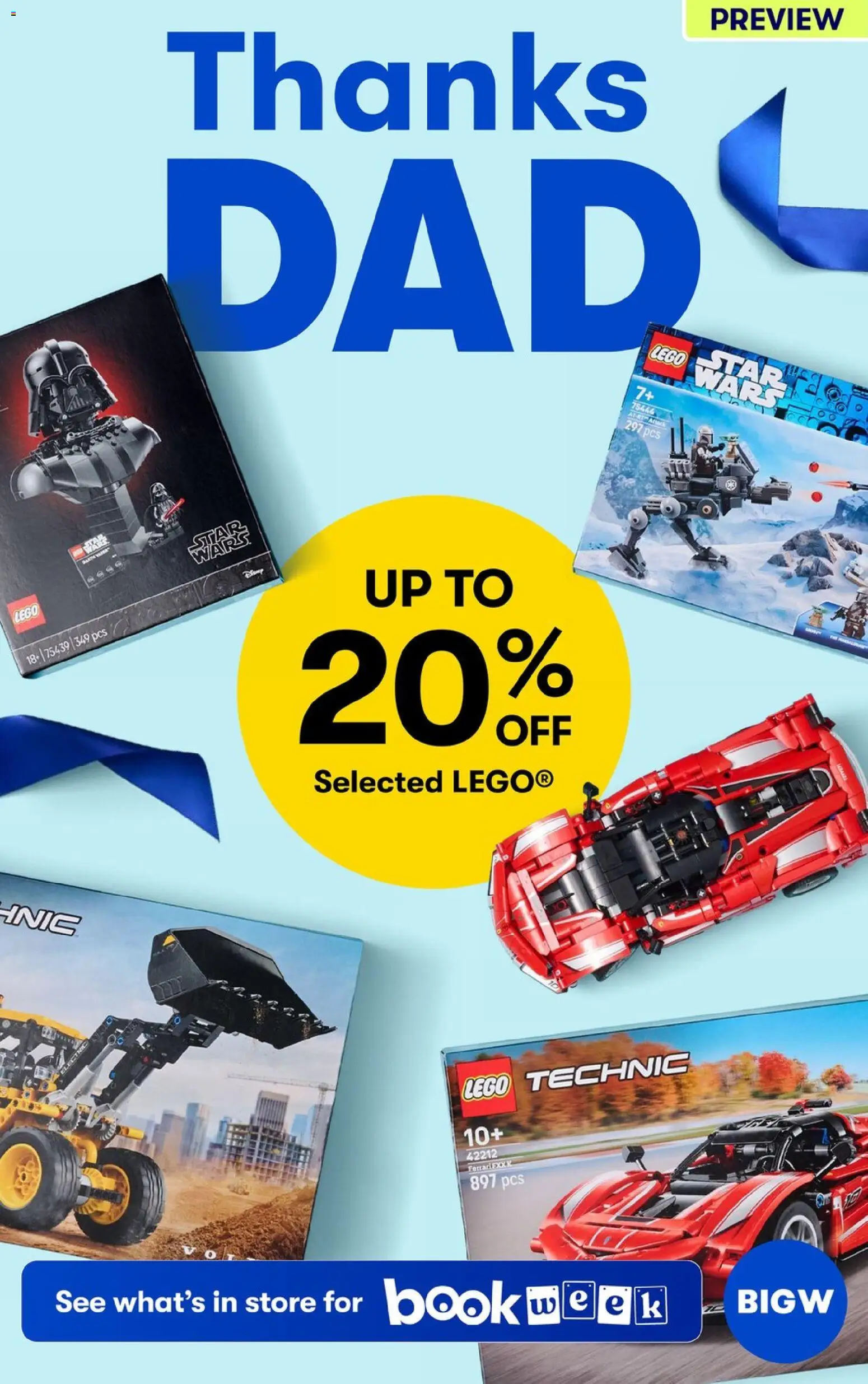 Big W catalogue - valid from 20/08/2026 | Page: 1 | Products: LEGO