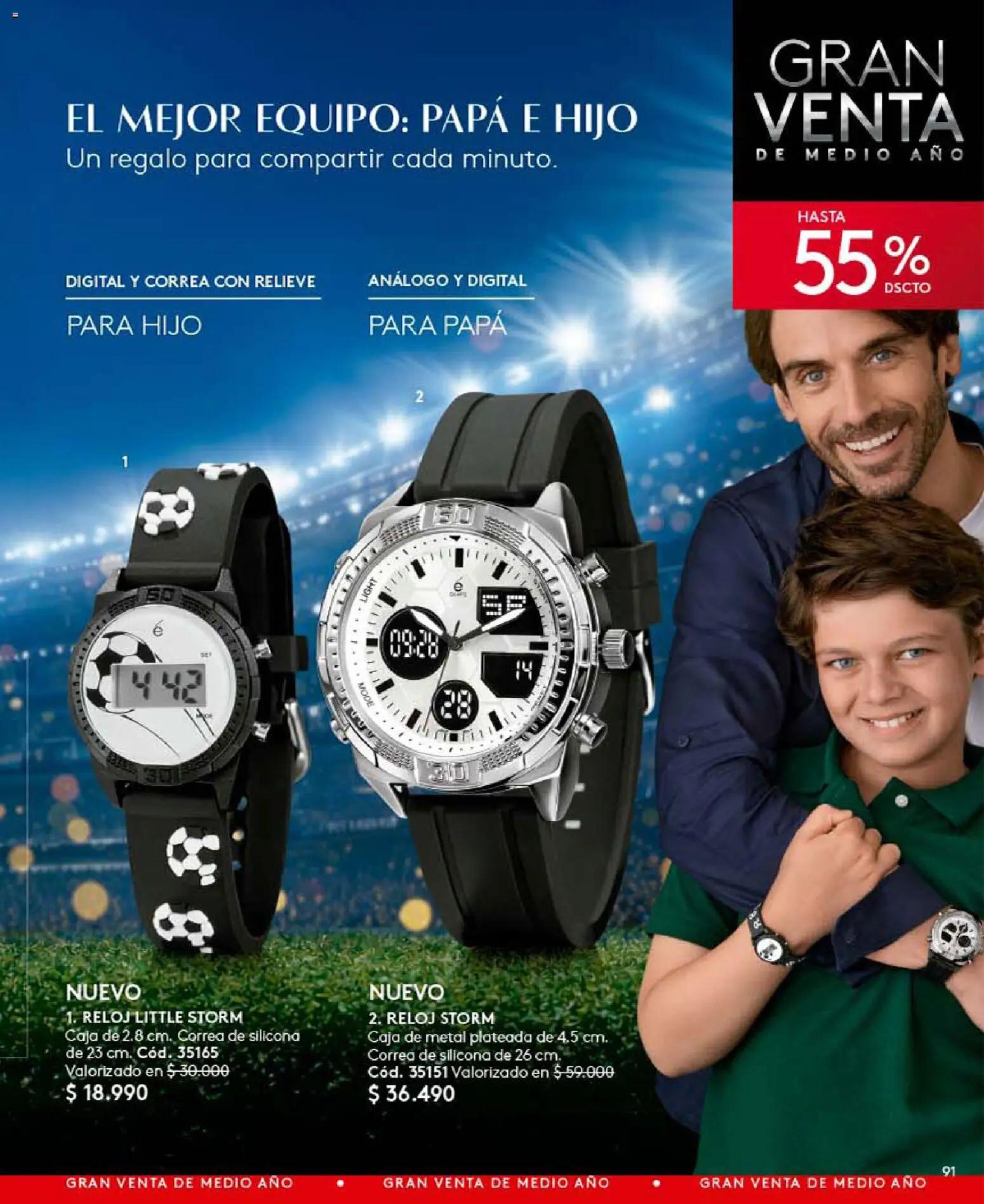 Catálogo Ésika Campaña 10 │ válido desde el 01.06.2026 | Página: 91 | Productos: Caja, Papa, Reloj