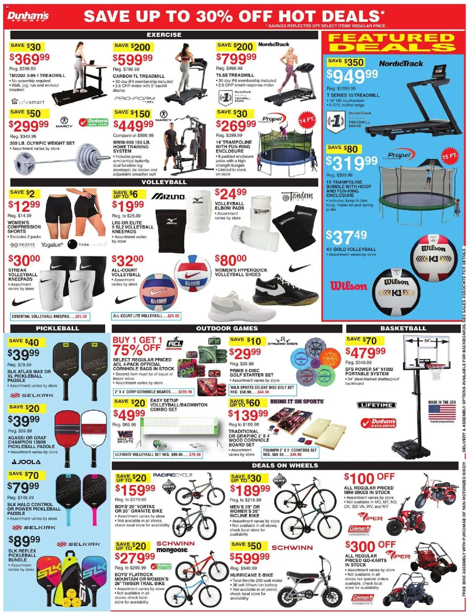 Dunham's Sports Weekly Ad - valid from 07/18/2026 | Page: 5 | Products: Press, Pads, Starter, Weight