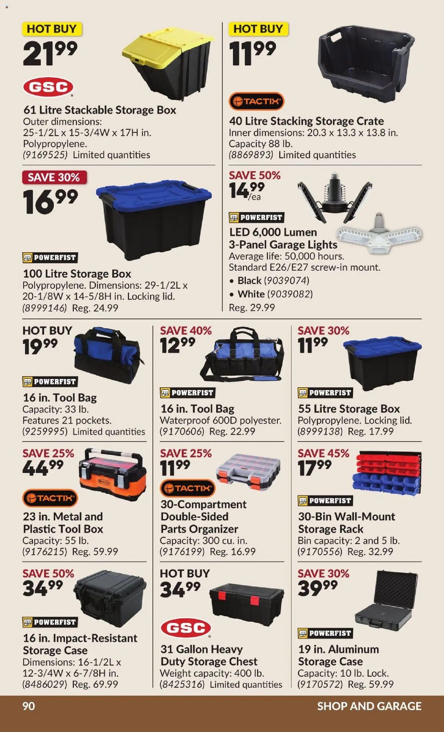 Princess Auto flyer valid from Sep 22, 2026 | Page: 95