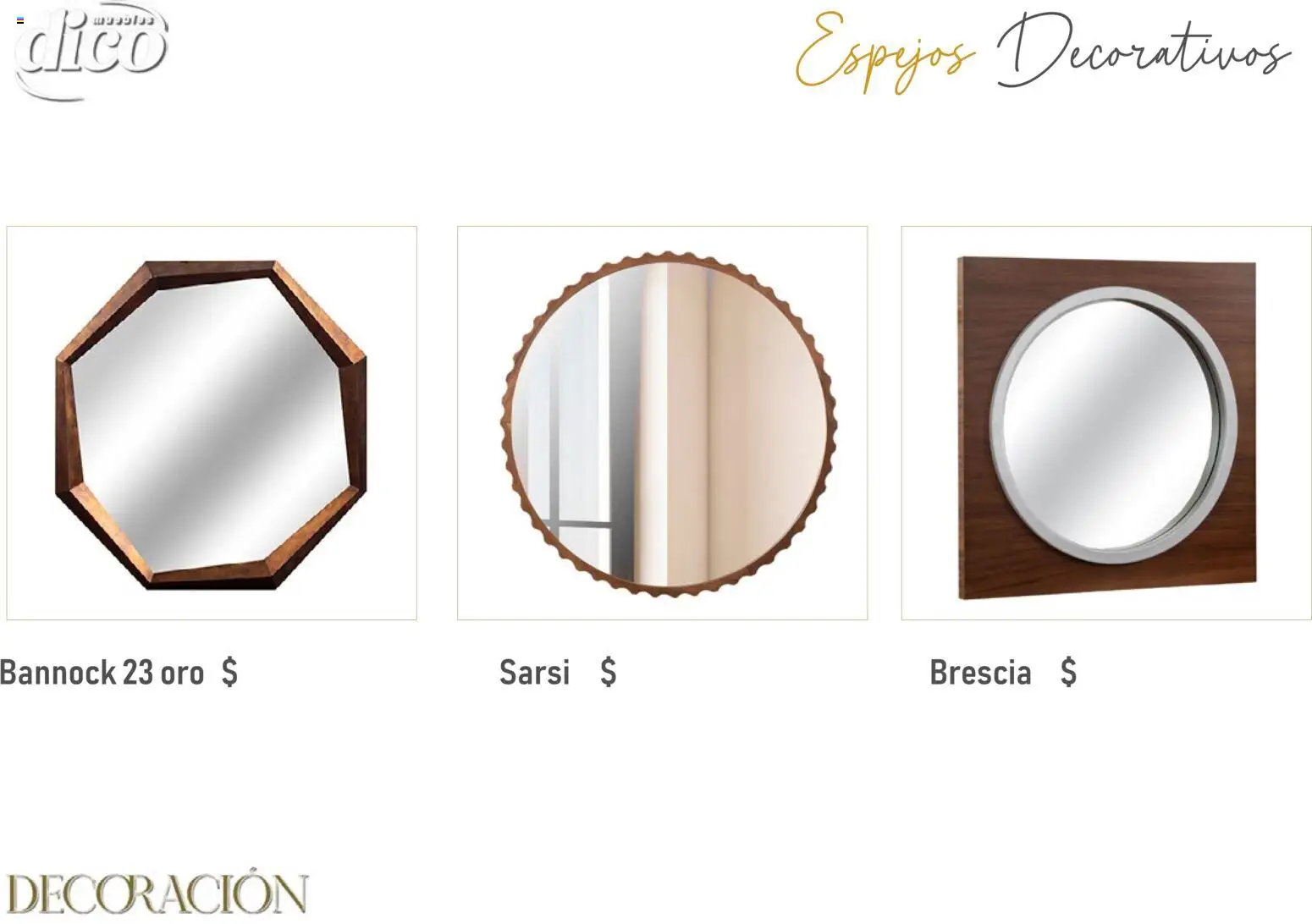 Nuevas ofertas de Muebles Dico válidas en toda la República Mexicana desde el 09/12/2025. ¡Encuentra las mejores ofertas en Muebles Dico catálogo Decoración! | Página: 31 | Productos: Decoración
