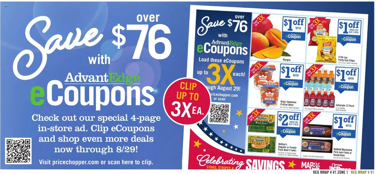 Price Chopper Weekly Ad - valid from 07/12/2026 | Page: 20 | Products: Clip, Pork, Beef, Chips