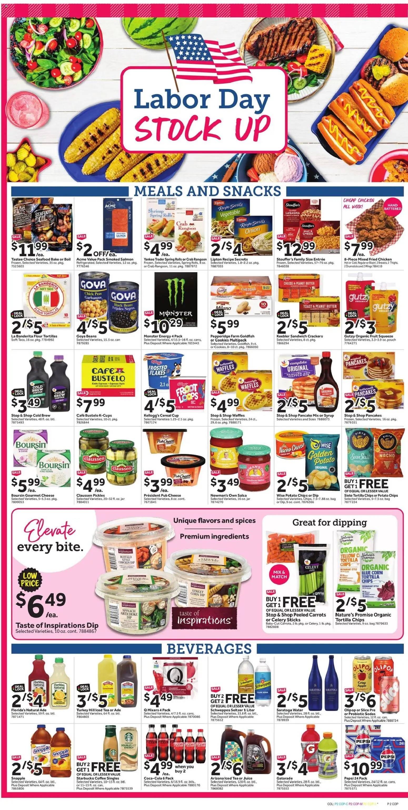 Stop & Shop Weekly Circular - NY - valid from 08/28/2026 | Page: 4 | Products: Turkey, Chips, Cookies, Pepsi