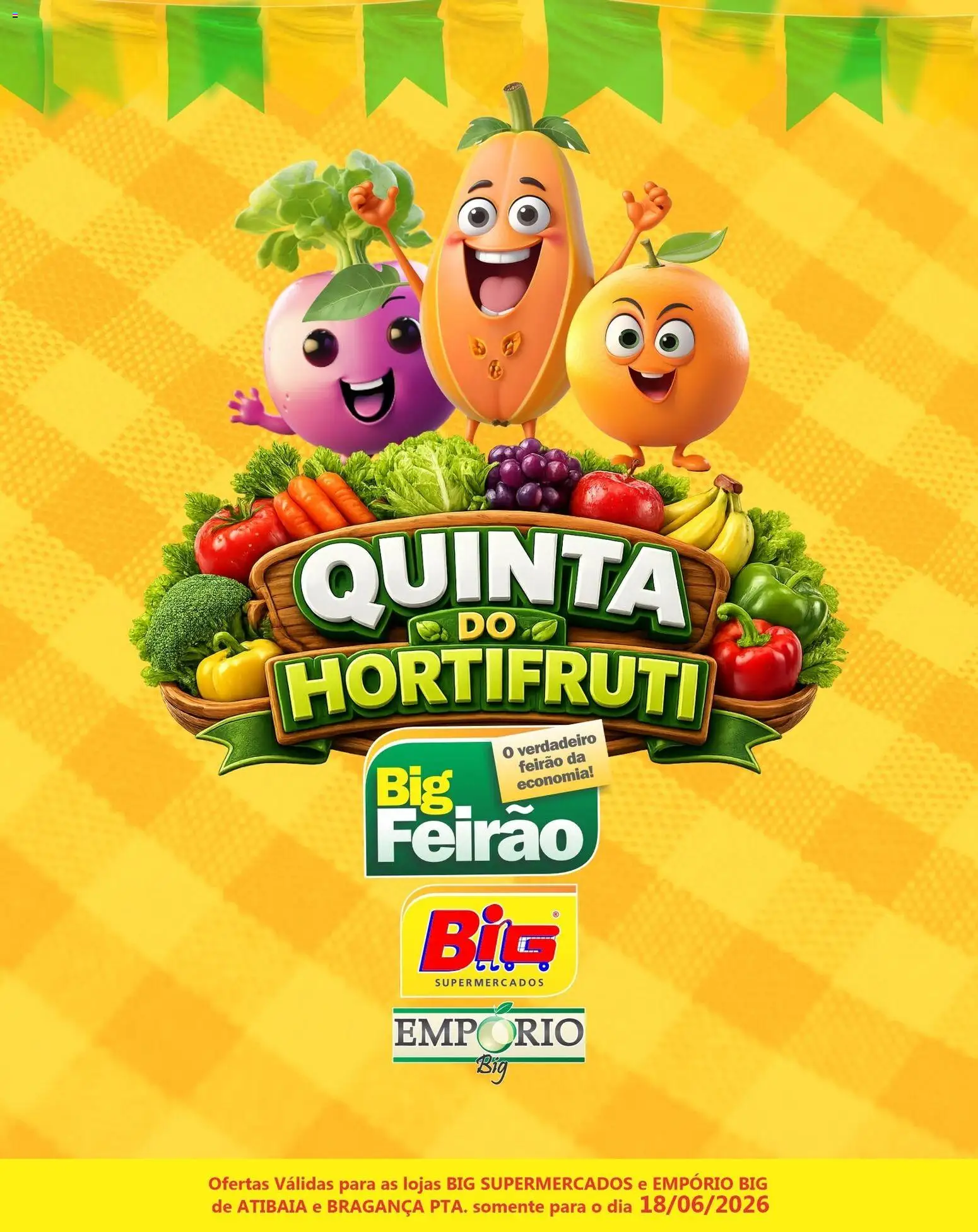 Big Supermercados Folheto - válido de 18.06.2026 | Página: 1