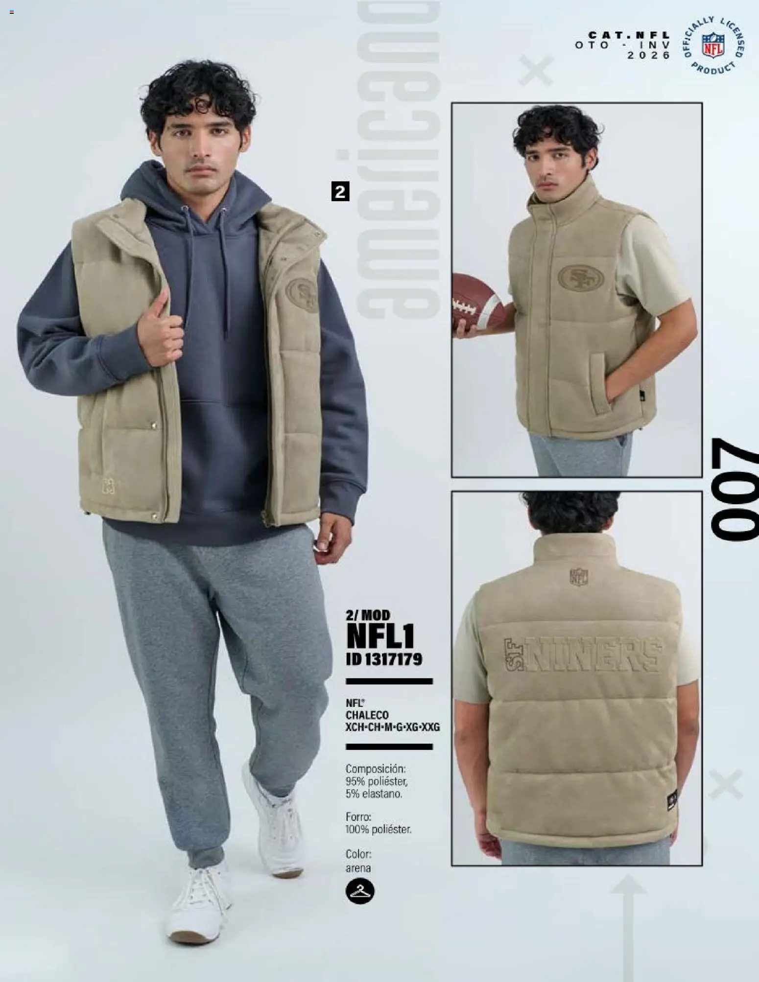 Nuevas ofertas de Price Shoes válidas en toda la República Mexicana desde el 01/09/2026. ¡Encuentra las mejores ofertas en Price Shoes catálogo NFL! | Página: 7 | Productos: Chaleco
