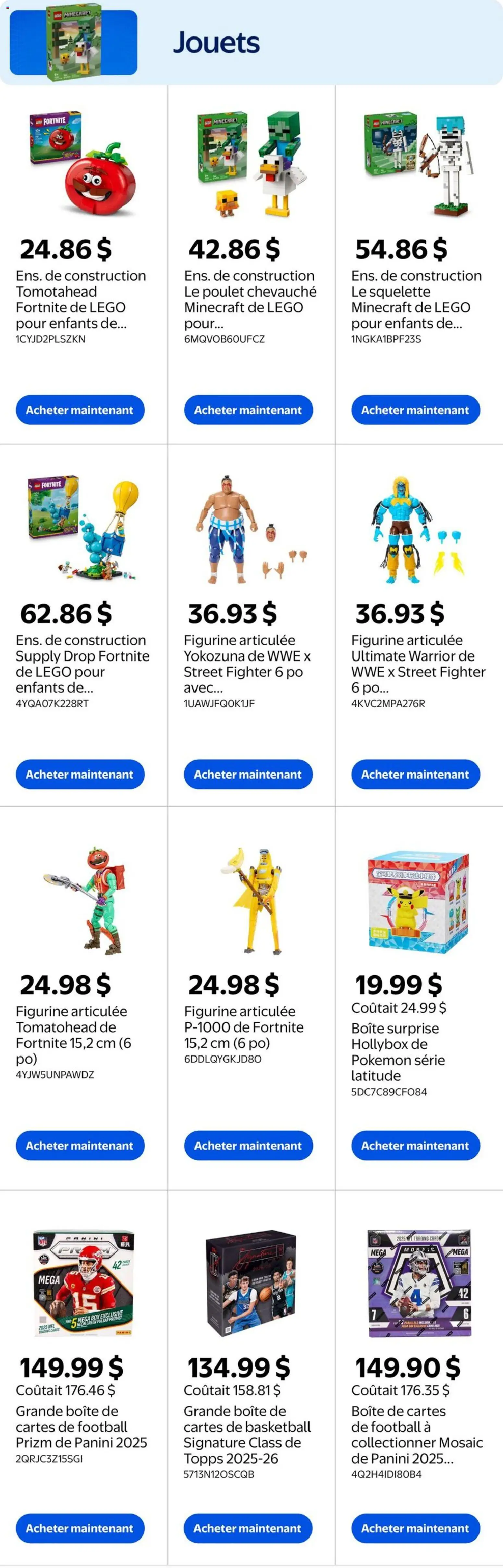 Walmart flyer valid from Oct 1, 2026 | Page: 8 | Products: LEGO, Box
