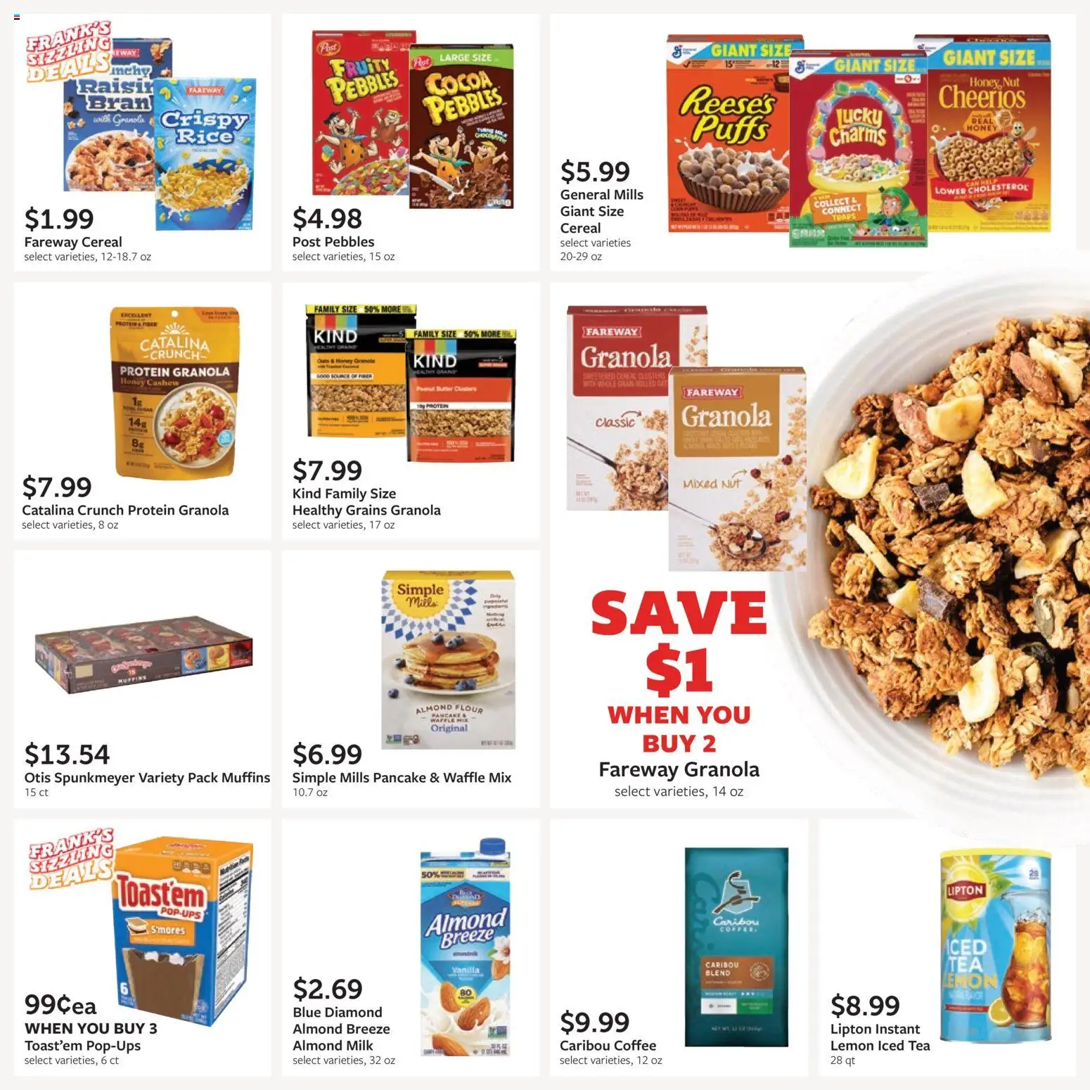 Fareway Monthly Ad - valid from 08/03/2026 | Page: 19 | Products: Milk, Rice, Tea, Lemon