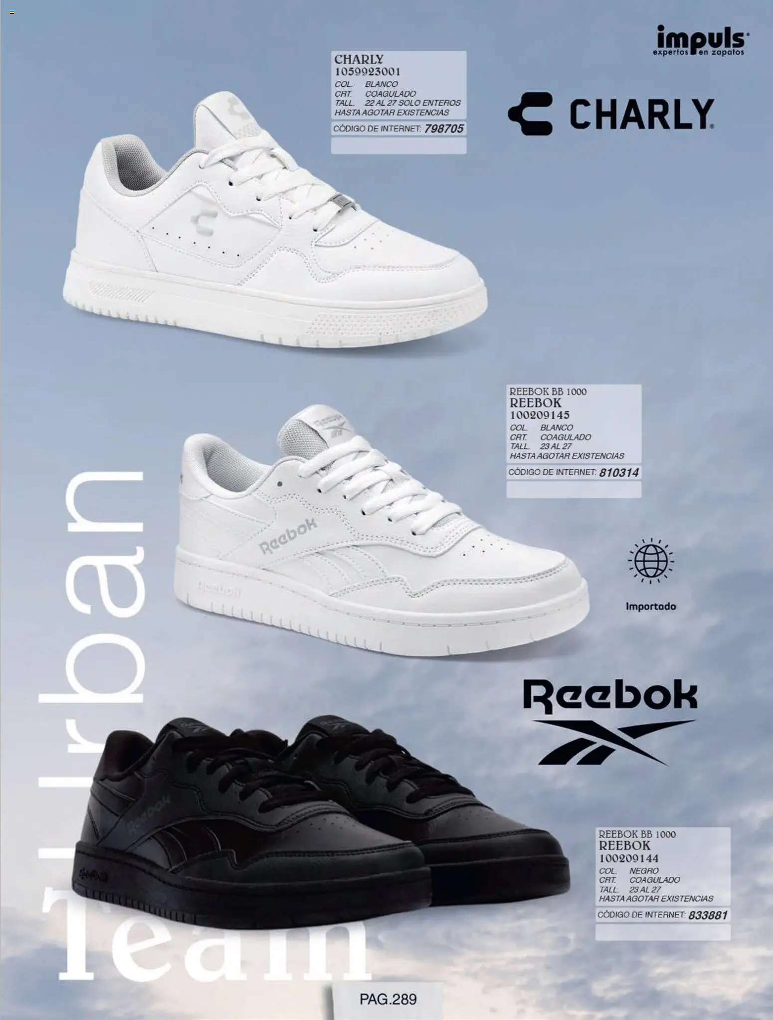 Nuevas ofertas de Impuls válidas en toda la República Mexicana desde el 01/07/2026. ¡Encuentra las mejores ofertas en Impuls catálogo Otoño Invierno! | Página: 291 | Productos: Zapatos