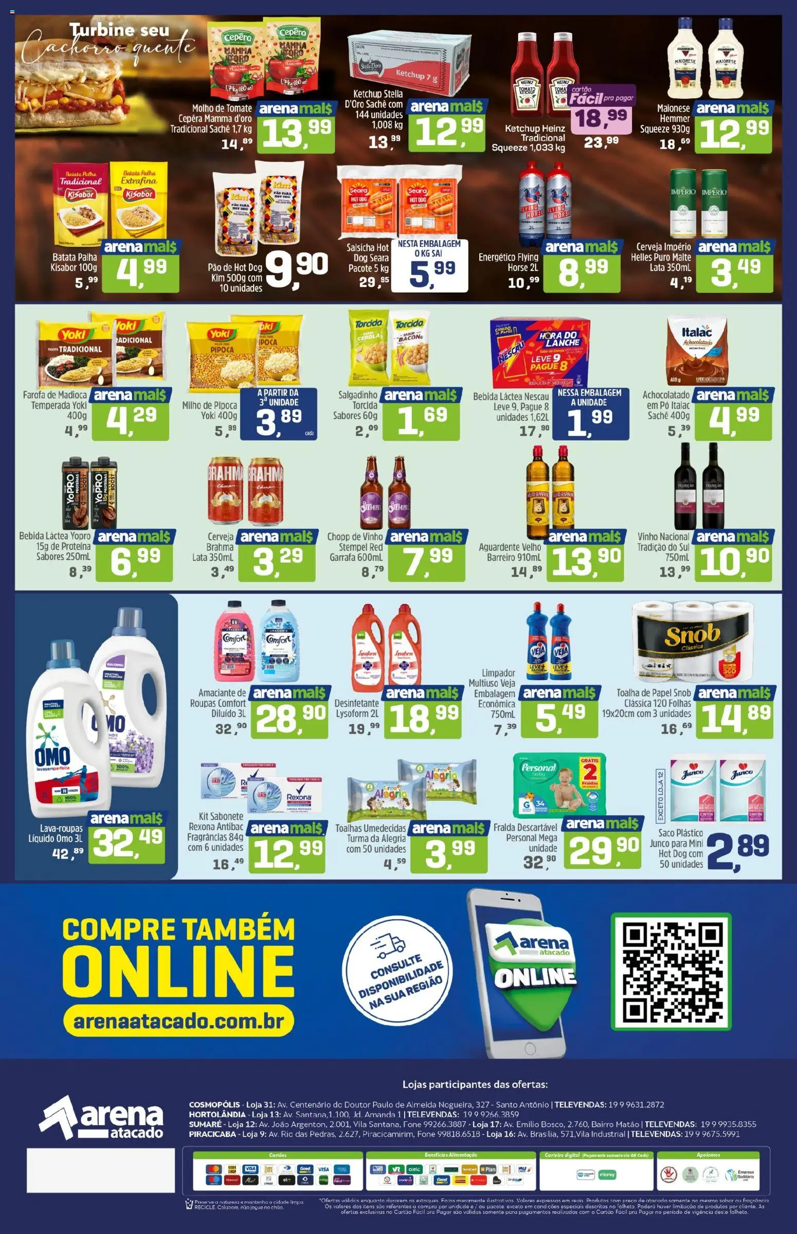 Arena Atacado Folheto - válido de 18.05.2026 | Página: 2 | Produtos: Nescau, Cerveja, Roupas, Bebida