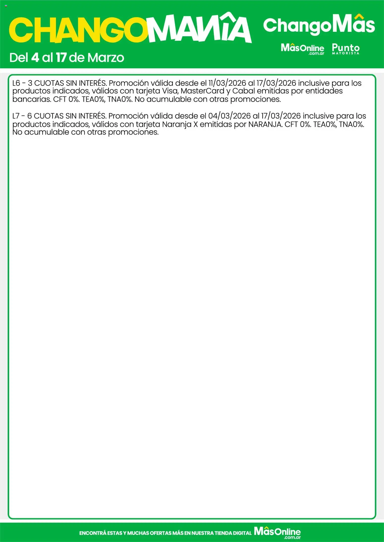 Changomas ofertas │ válido desde el 11.03.2026 | Página: 18