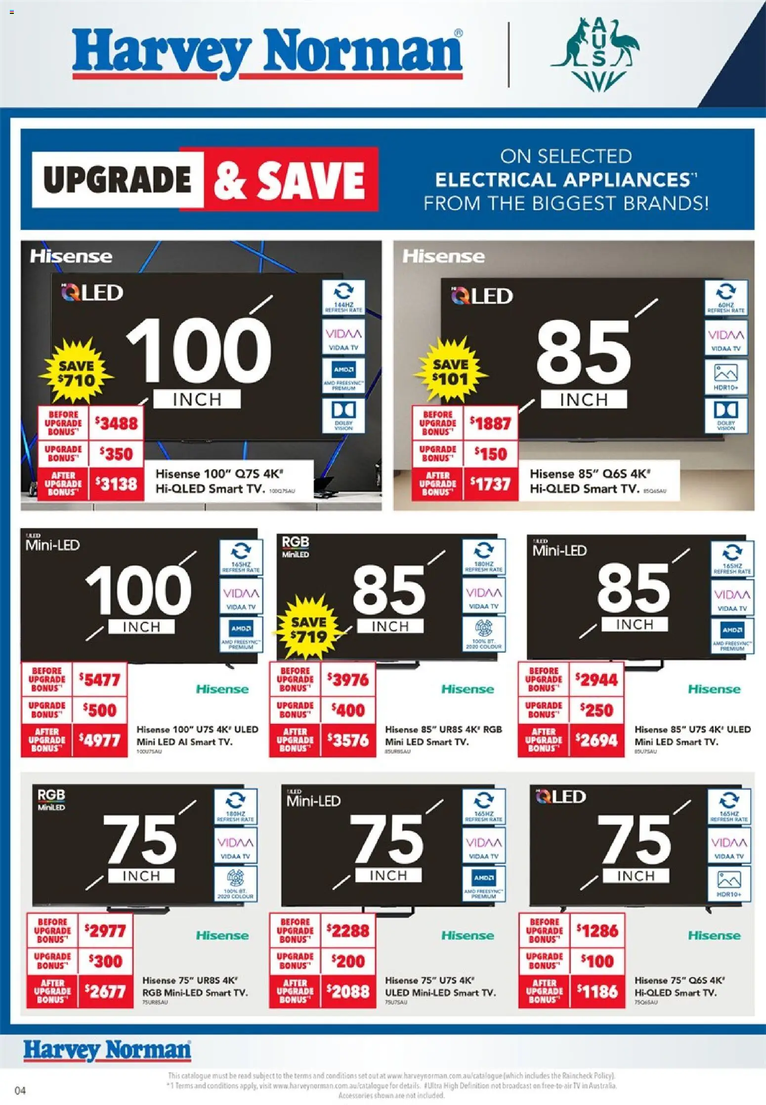 Harvey Norman catalogue - valid from 23/07/2026 | Page: 4 | Products: Accessories, Tv