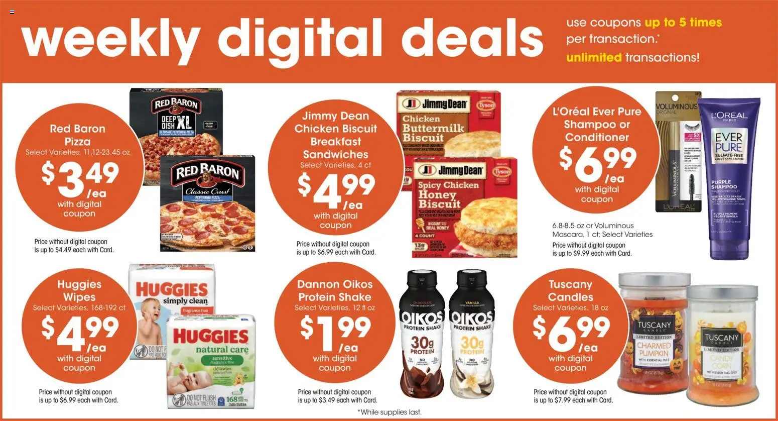 Fry's Food Weekly Ad - valid from 09/16/2026 | Page: 3 | Products: Fragrance, Pizza, Protein, Vanilla