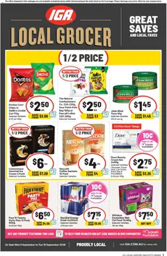 Preview of IGA catalogue Abbotsford - valid from 09/09/2026