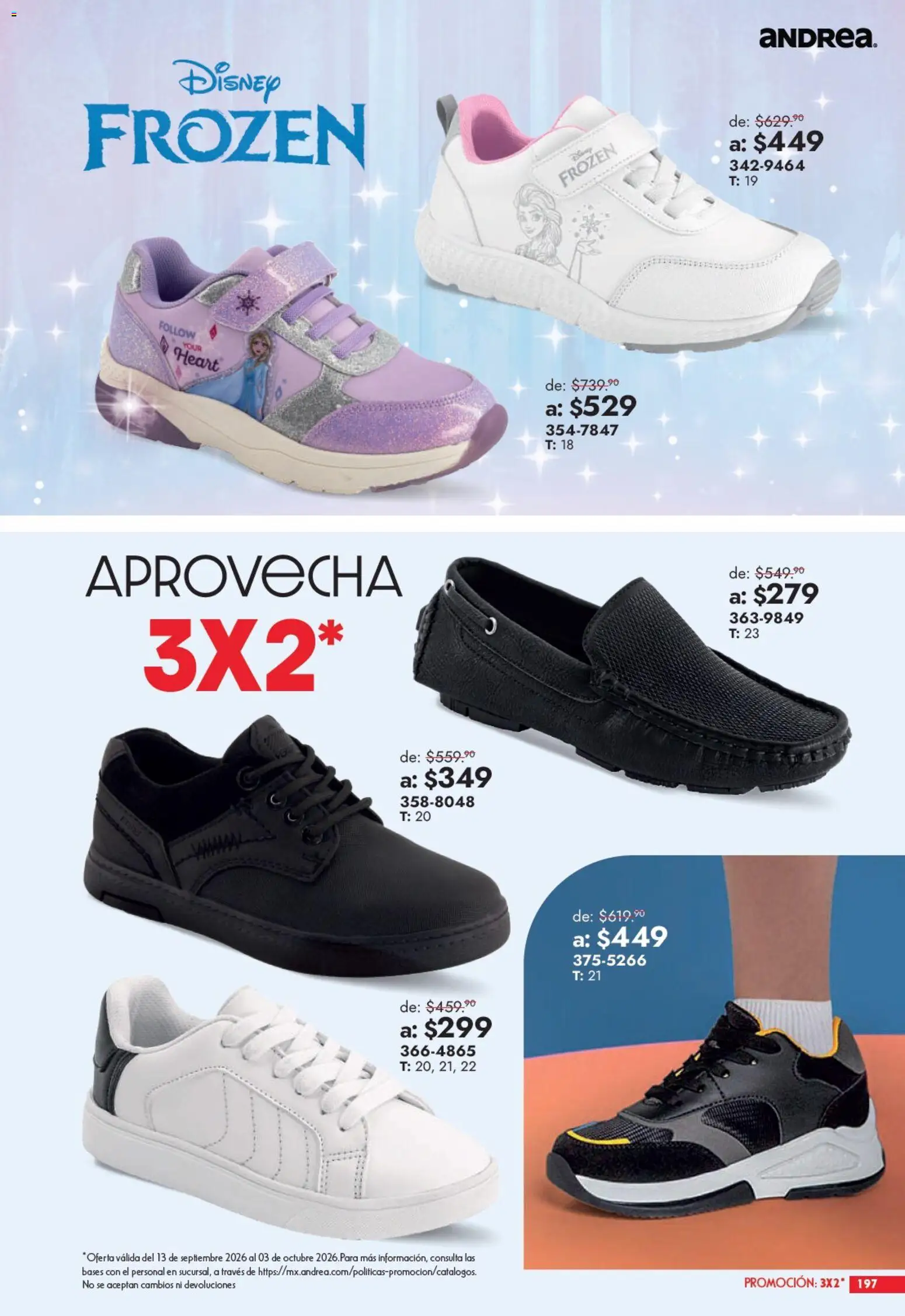 Nuevas ofertas de Andrea válidas en toda la República Mexicana desde el 13/09/2026. ¡Encuentra las mejores ofertas en Andrea catálogo Outlet! | Página: 197