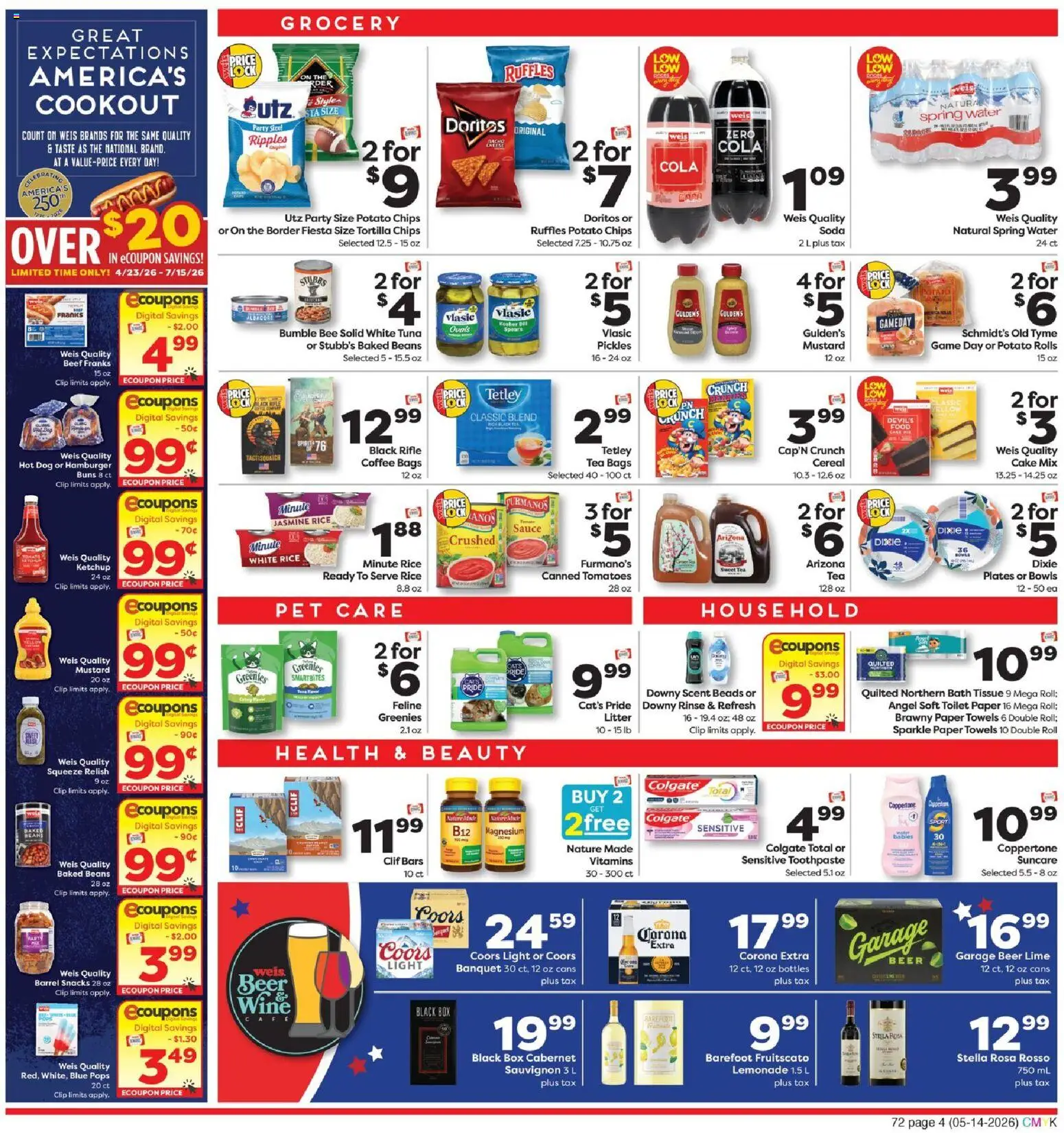 Weis Weekly Ad - valid from 14.05.2026 | Page: 4
