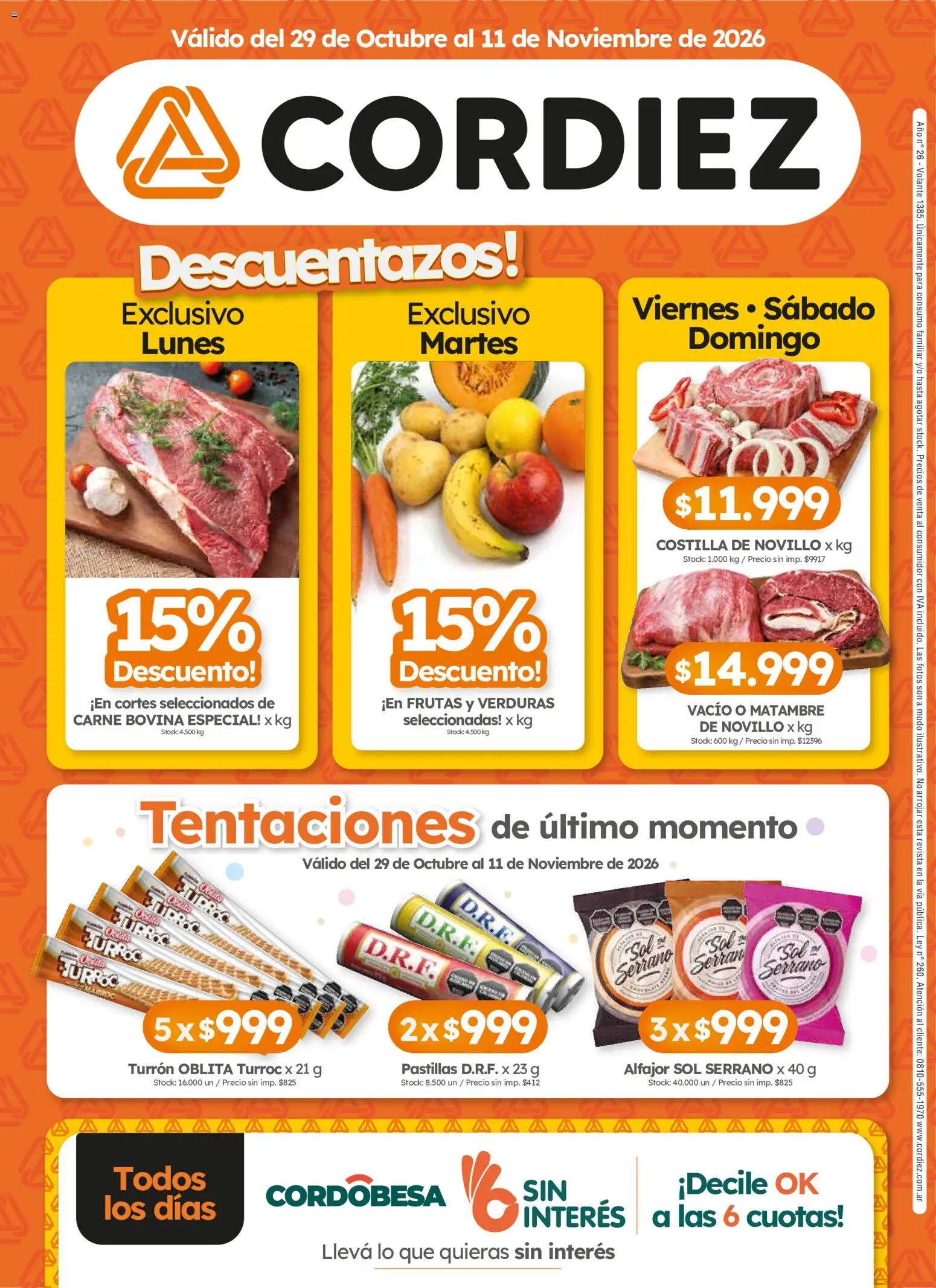 Cordiez - Ofertas │ válido desde el 29/10/2026 | Página: 8