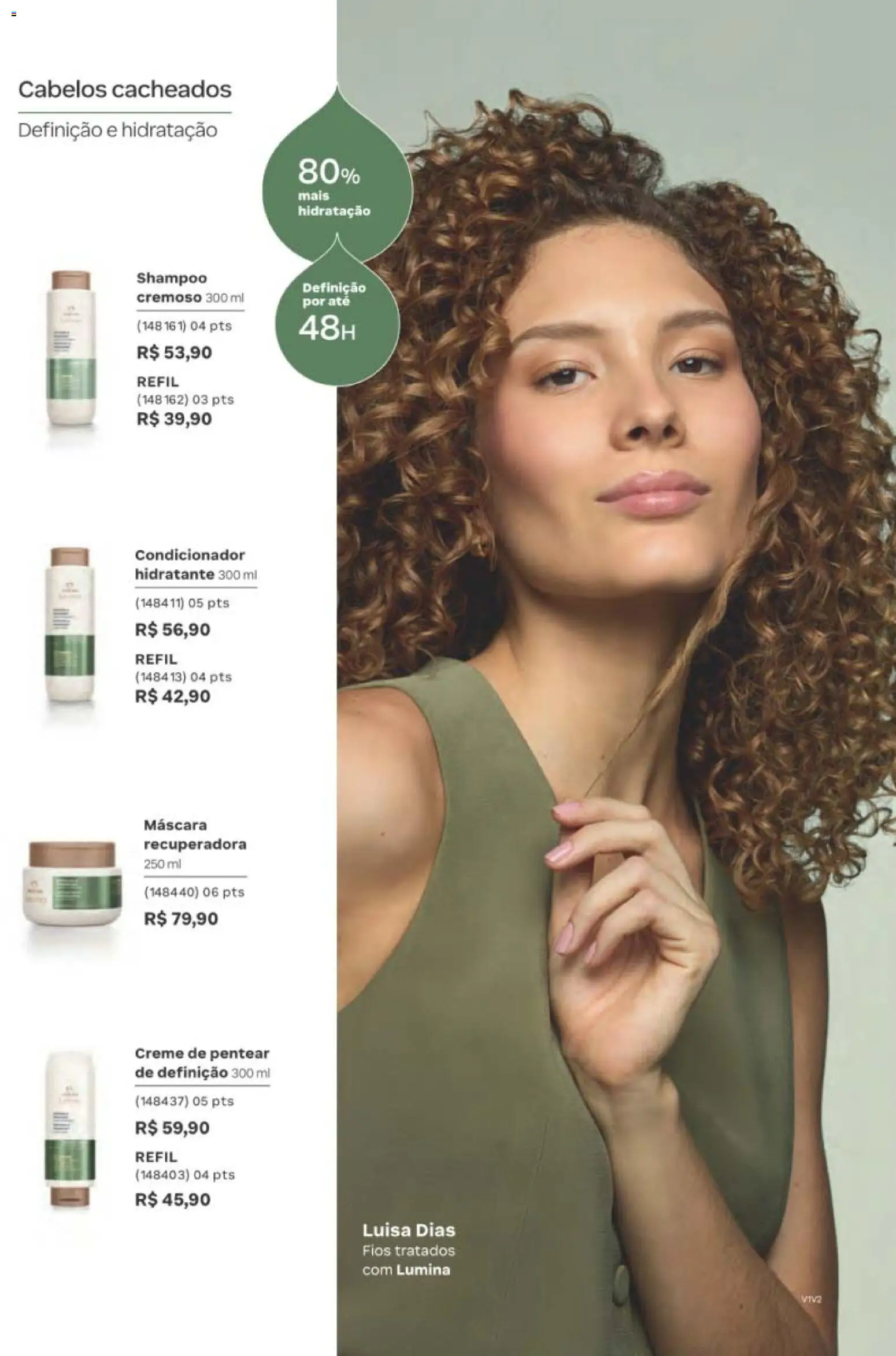 Natura Folheto - válido de 12/10/2026 | Página: 176 | Produtos: Shampoo, Condicionador, Creme
