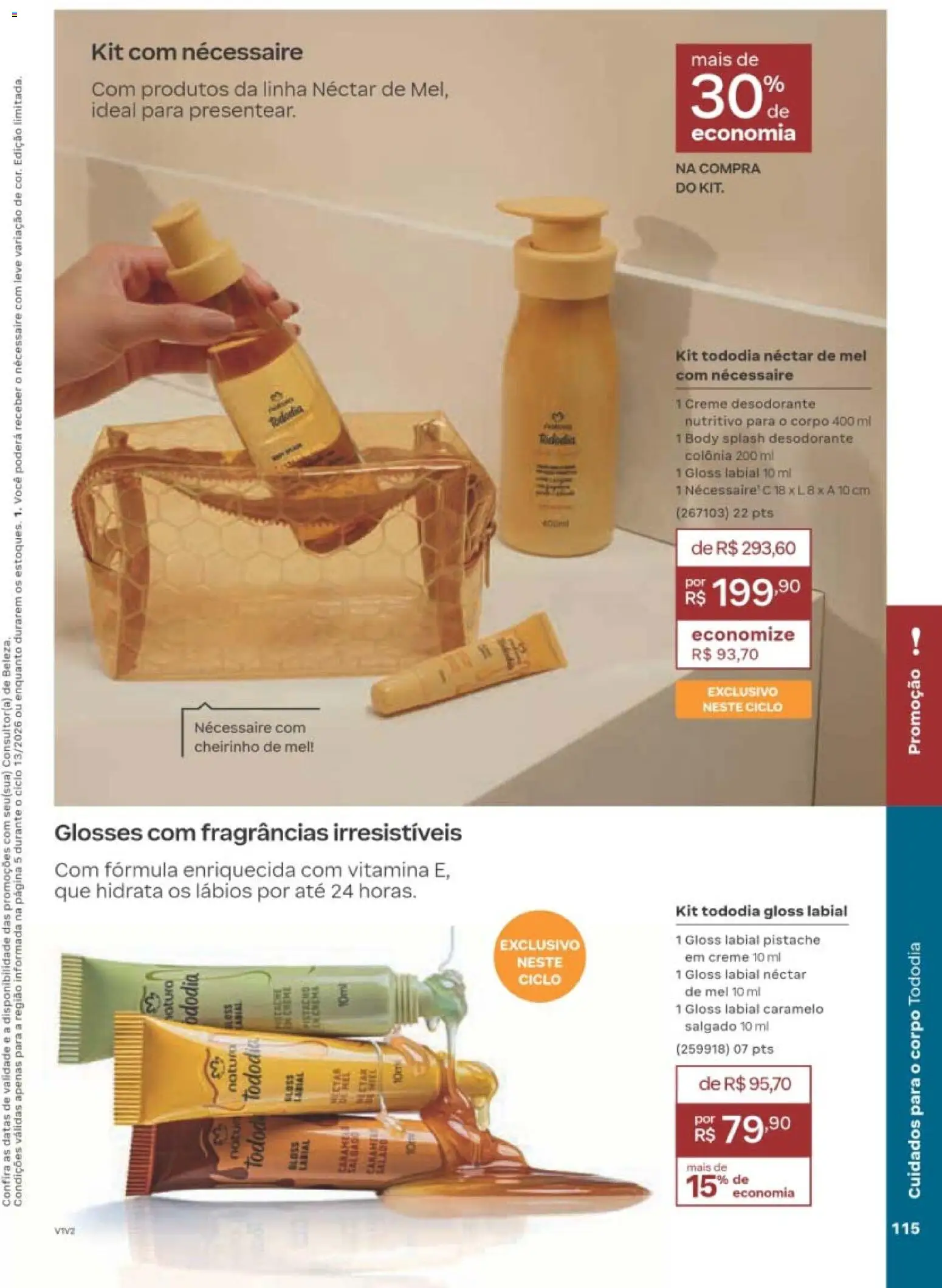 Natura Folheto - válido de 10/08/2026 | Página: 118 | Produtos: Desodorante, Necessaire, Creme, Body