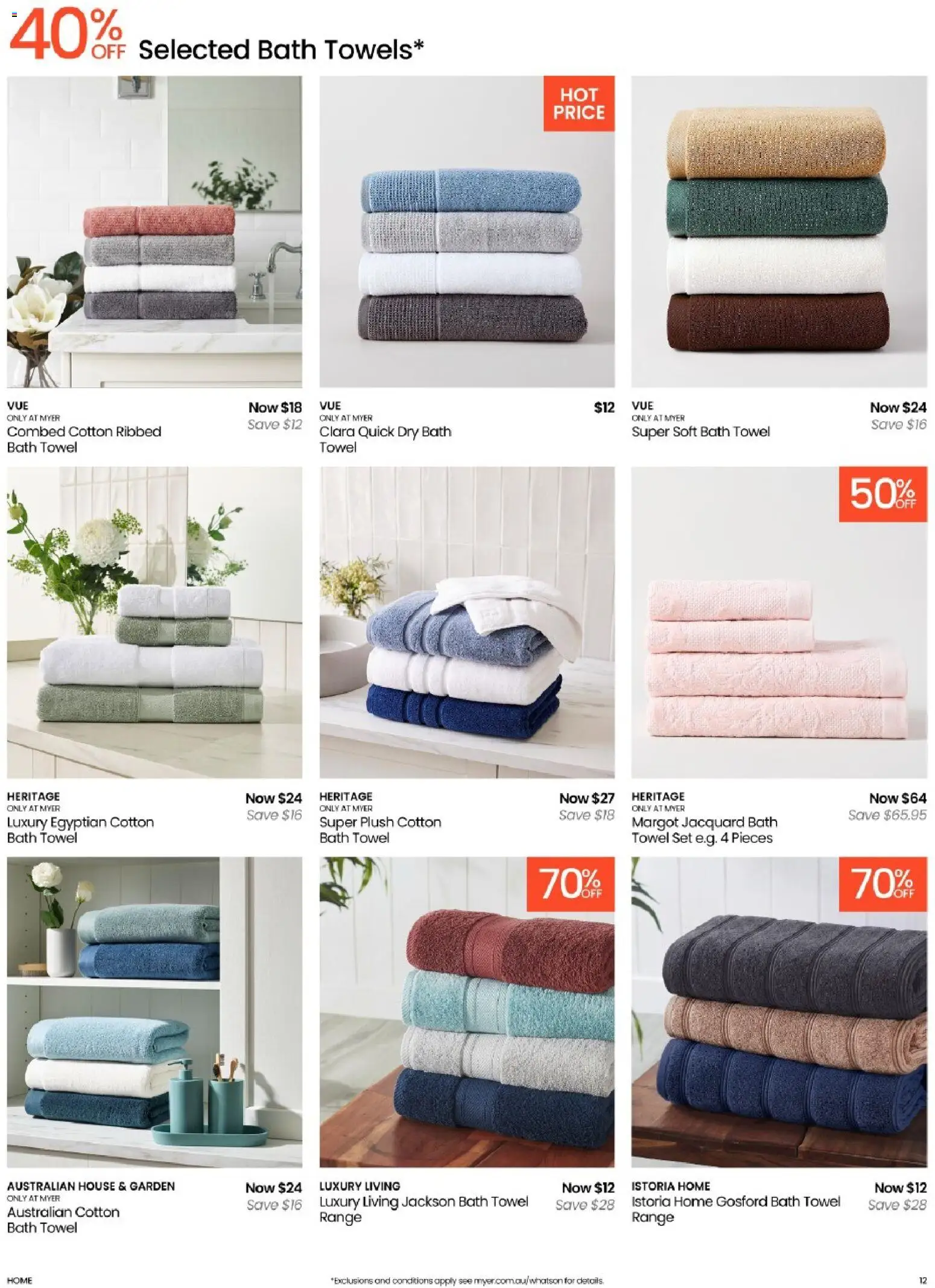 Myer catalogue - valid from 09/08/2026 | Page: 12 | Products: Bath