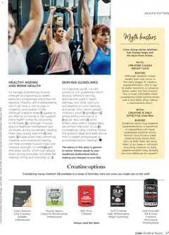 Preview of Coles Autumn 2026 - valid from 07/04/2026 | Page: 47 | Products: Powder, Water, Peach, Weight