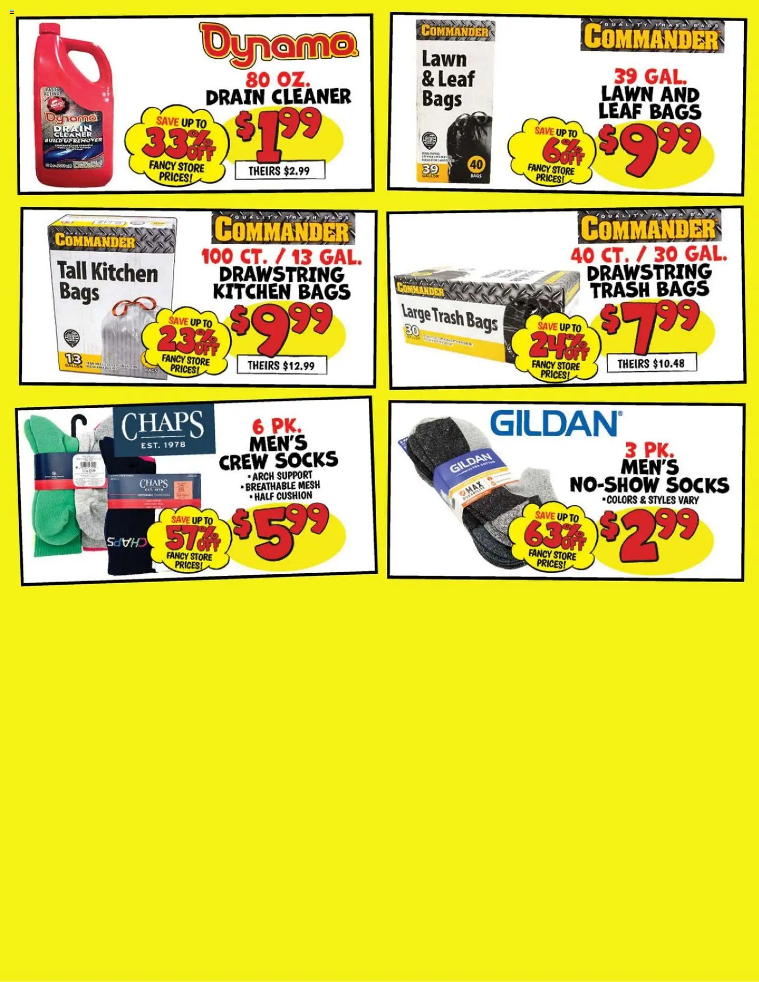 Ollie's Weekly Ad - valid from 07/09/2026 | Page: 6 | Products: Socks, Cushion