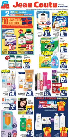 Preview of Jean Coutu weekly flyer from shop Jean Coutu valid from Jul 30, 2026