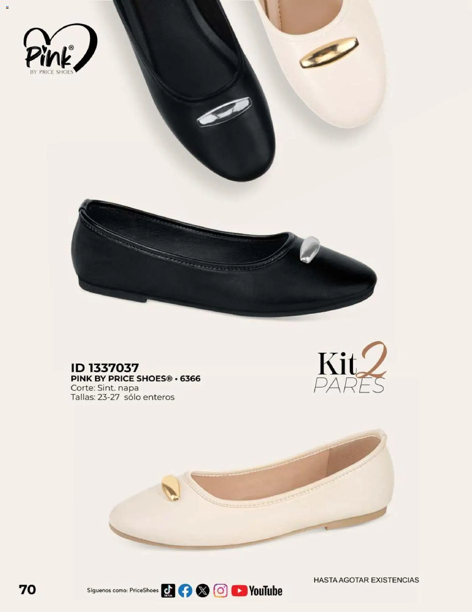 Nuevas ofertas de Price Shoes válidas en toda la República Mexicana desde el 01/10/2026. ¡Encuentra las mejores ofertas en Price Shoes catálogo Exclusivos! | Página: 70