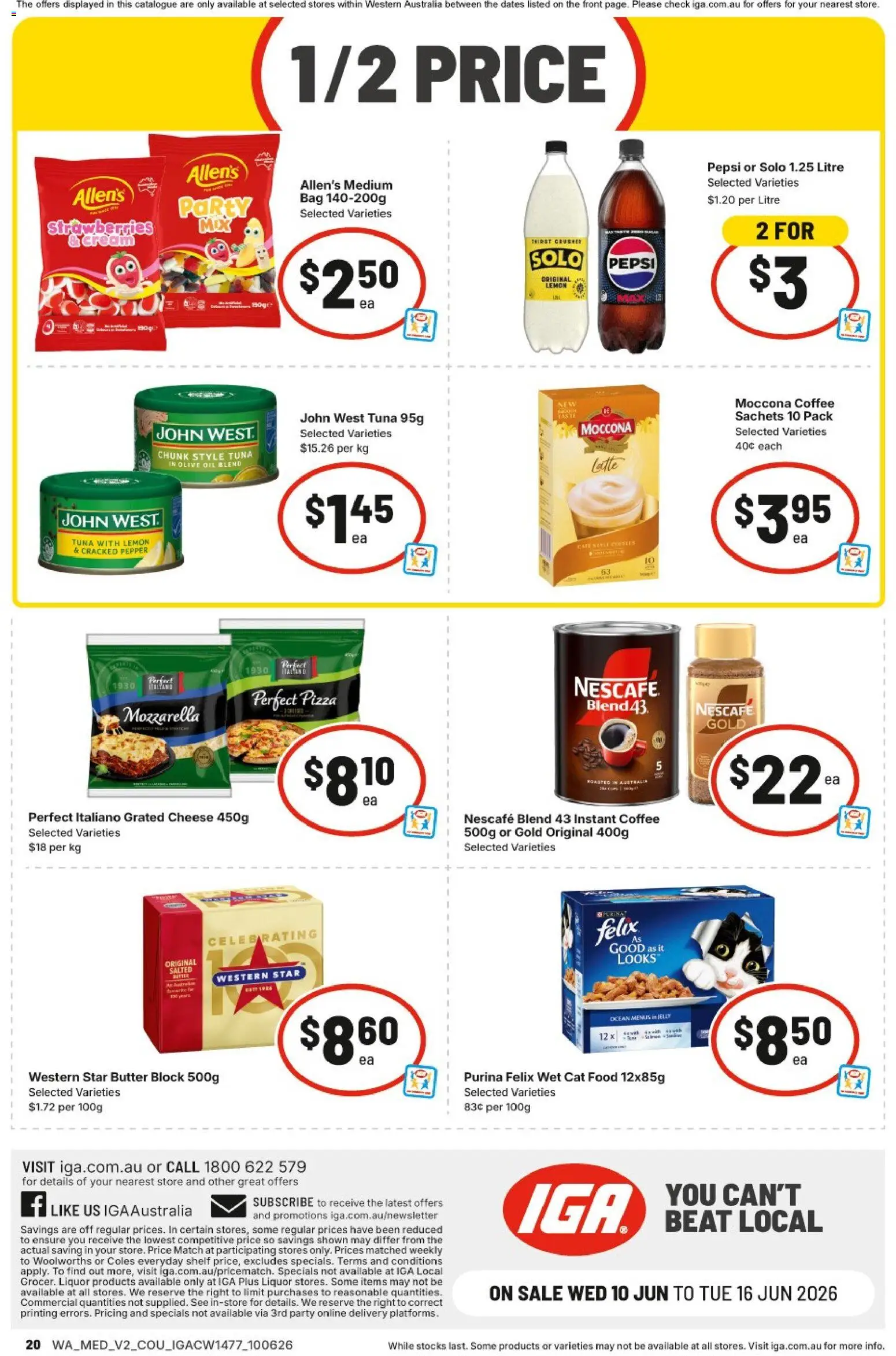 IGA catalogue - valid from 10.06.2026 | Page: 2 | Products: Oil, Pizza, Pepper, Nescafe