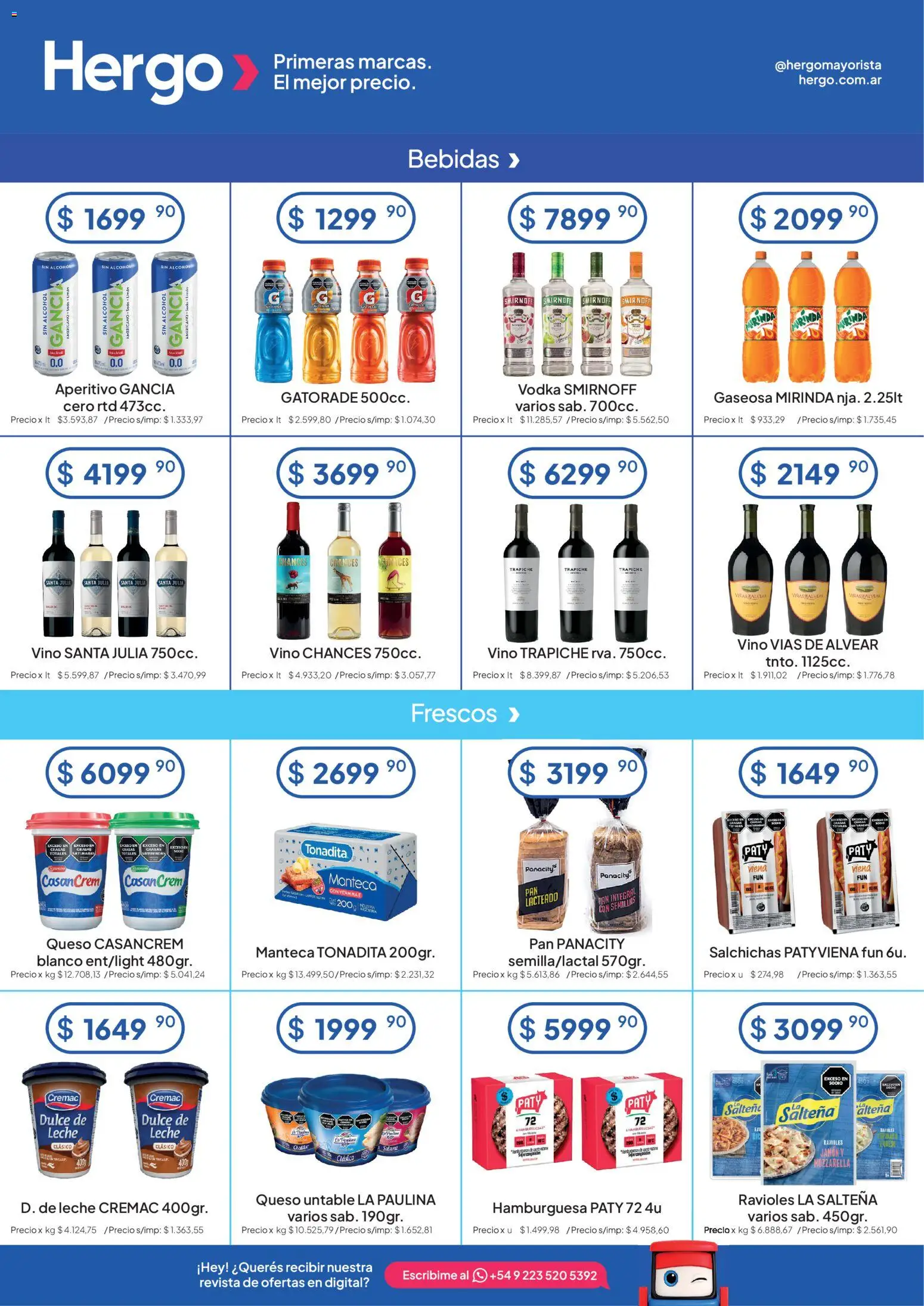 Hergo catálogo │ válido desde el 05/08/2026 | Página: 3 | Productos: Dulce, Semillas, Manteca, Queso