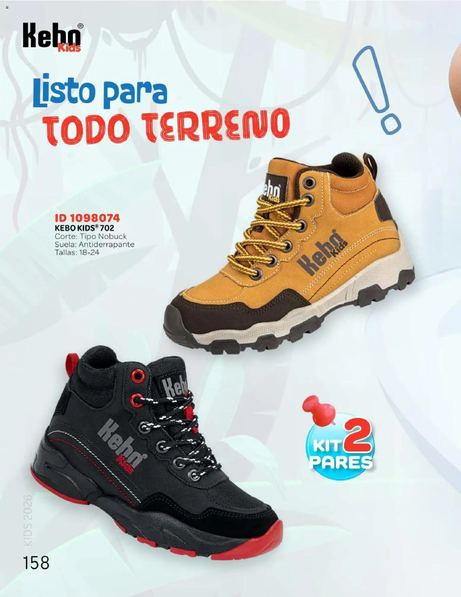 Nuevas ofertas de Price Shoes válidas en toda la República Mexicana desde el 25.04.2026. ¡Encuentra las mejores ofertas en Price Shoes catálogo Kids todo en uno! | Página: 158