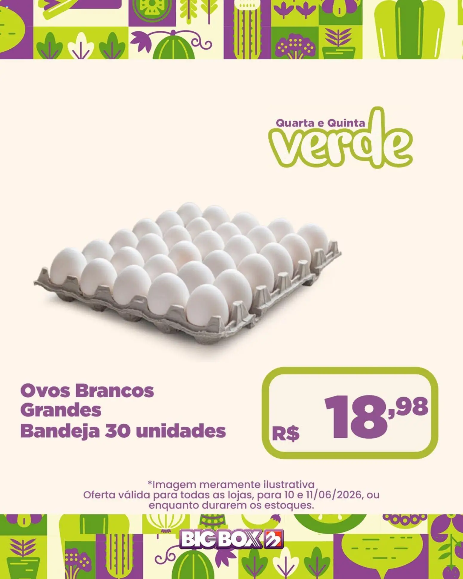 Big Box Folheto - válido de 10.06.2026 | Página: 10 | Produtos: Ovos, Bandeja