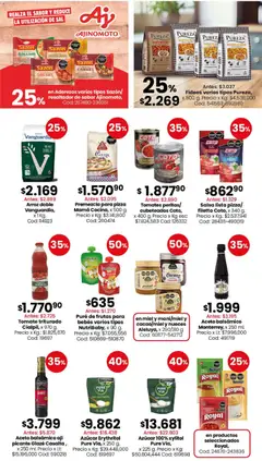 Vista previa Coto -Almacén y bebidas válido desde el 22/06/2026 | Página: 4 | Productos: Sal, Huevo, Tomates, Arroz