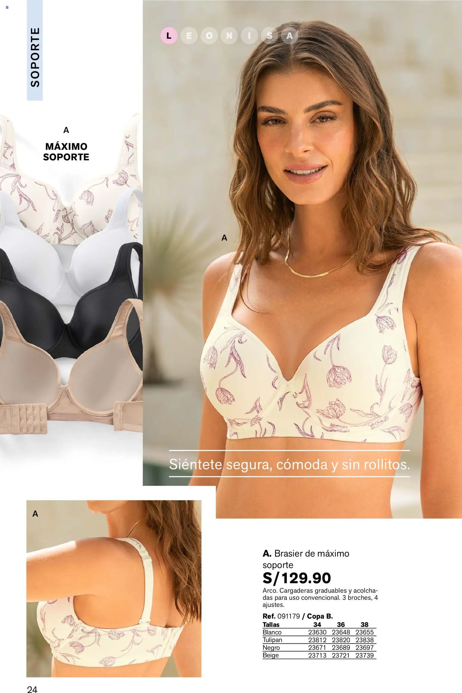Catálogo Leonisa válido desde 04/08/2026 | Página: 24 | Productos: Cómoda