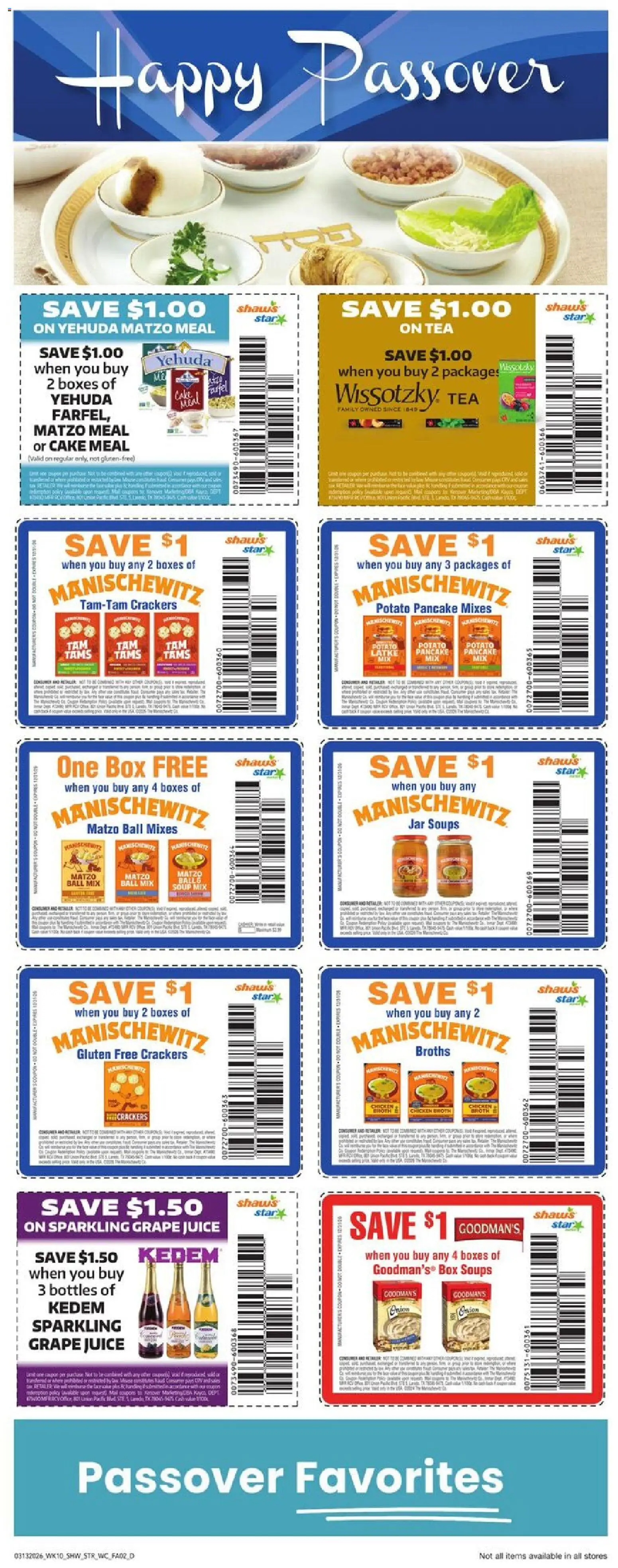 Star Market Weekly Ad - MA - valid from 13.03.2026 | Page: 6 | Products: Box, Juice, Tea, Onion
