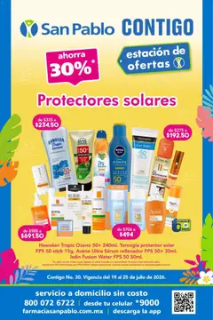 Vista previa de Farmacia San Pablo catálogo, nuevo folleto de la tienda, válido en México a partir del 19/07/2026