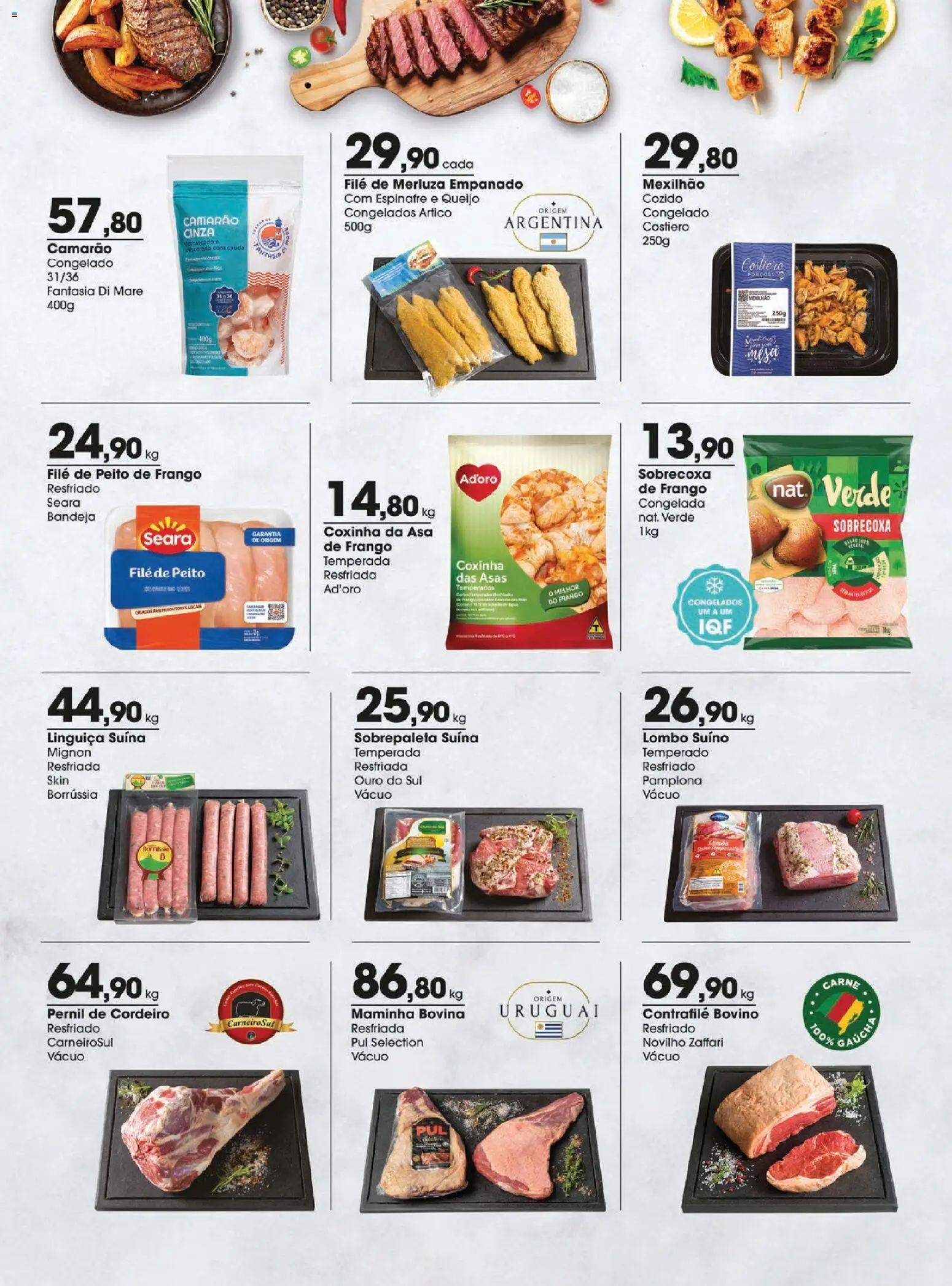 Zaffari Folheto - válido de 12.05.2026 | Página: 10 | Produtos: Espinafre, Pó, Bandeja, Frango