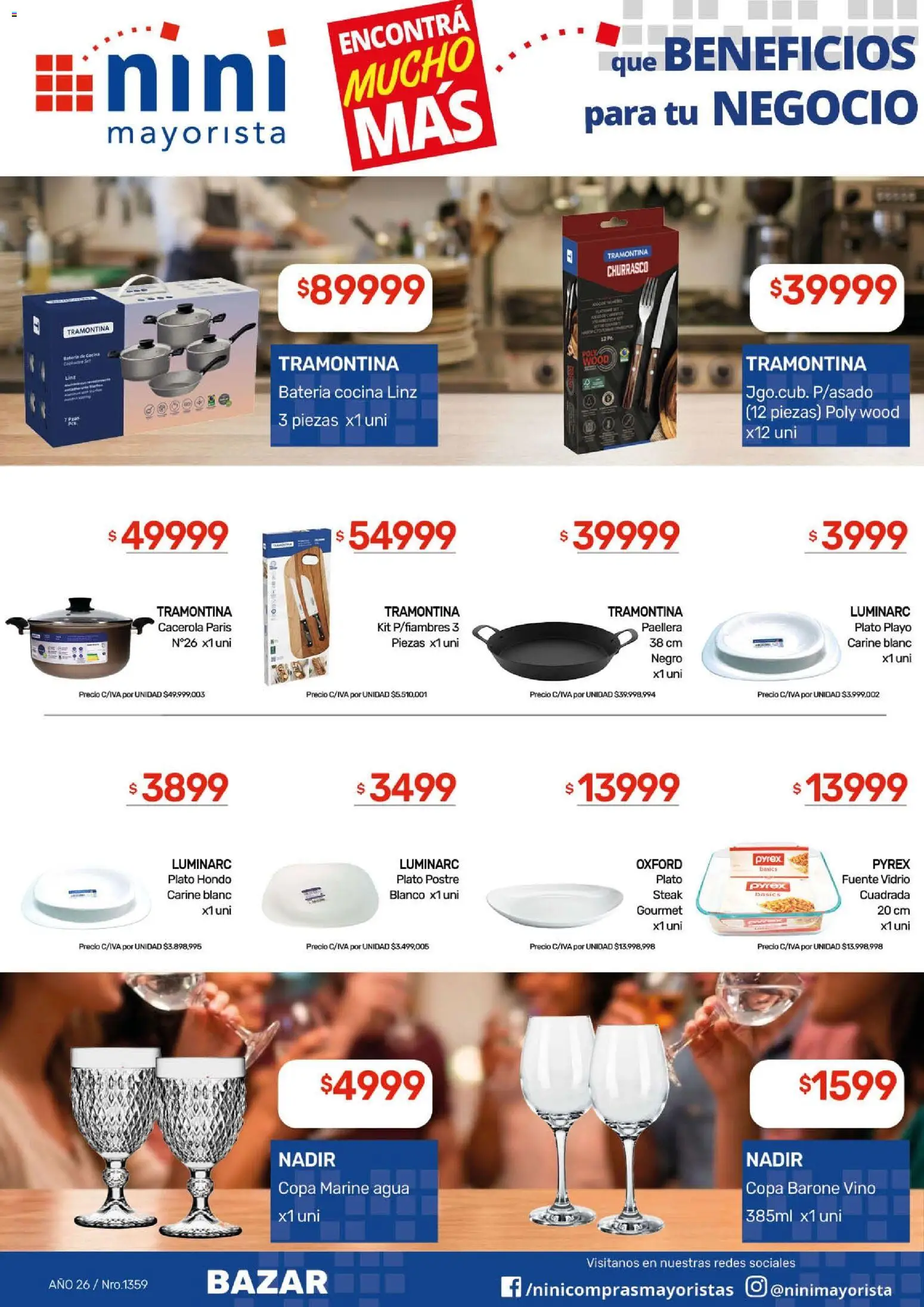 NINI Mayorista ofertas │ válido desde el 11.05.2026 | Página: 41 | Productos: Batería, Fuente, Agua, Vino