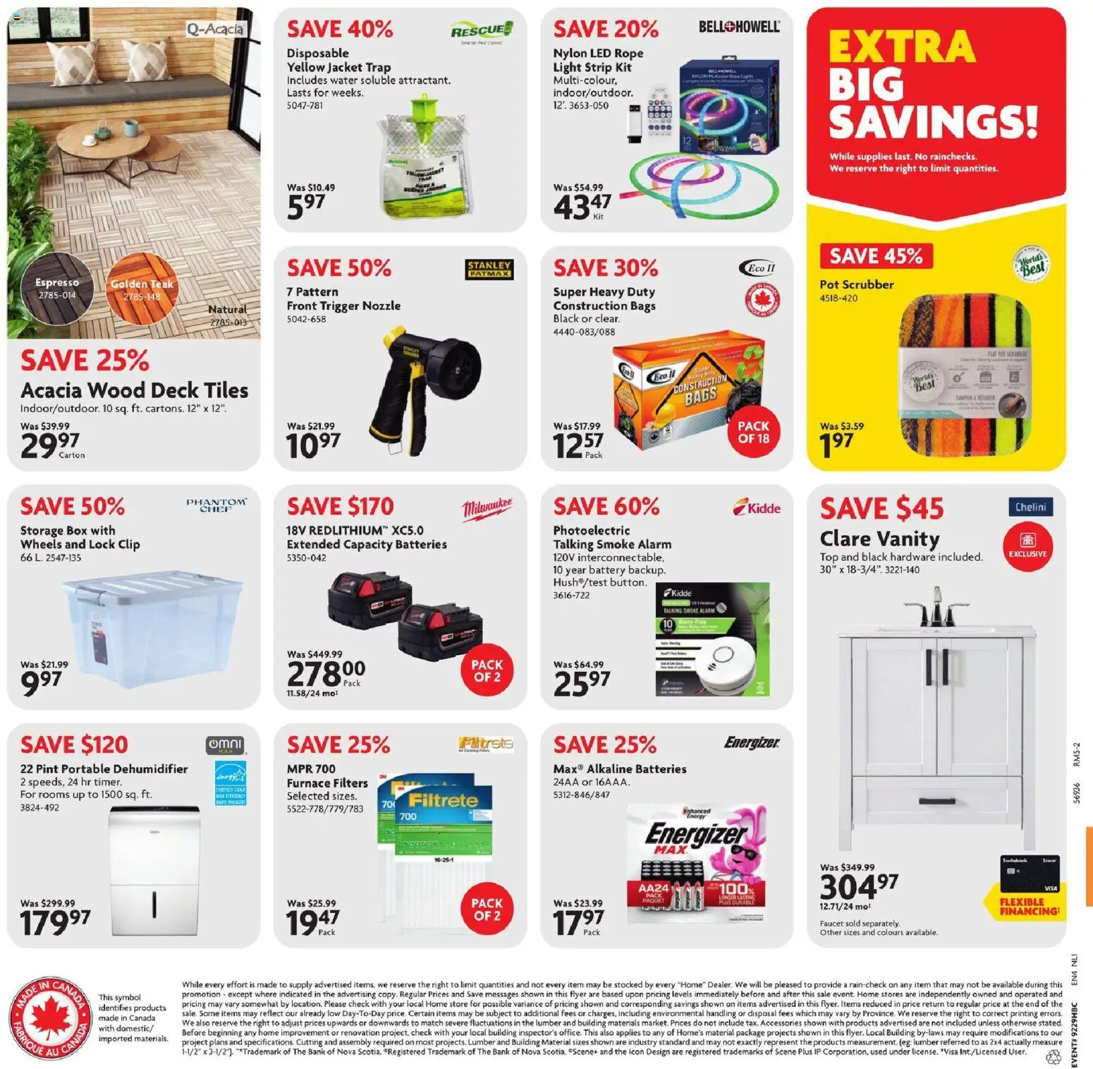 Home Hardware flyer valid from Jul 16, 2026 | Page: 2 | Products: Box, Battery, Jacket