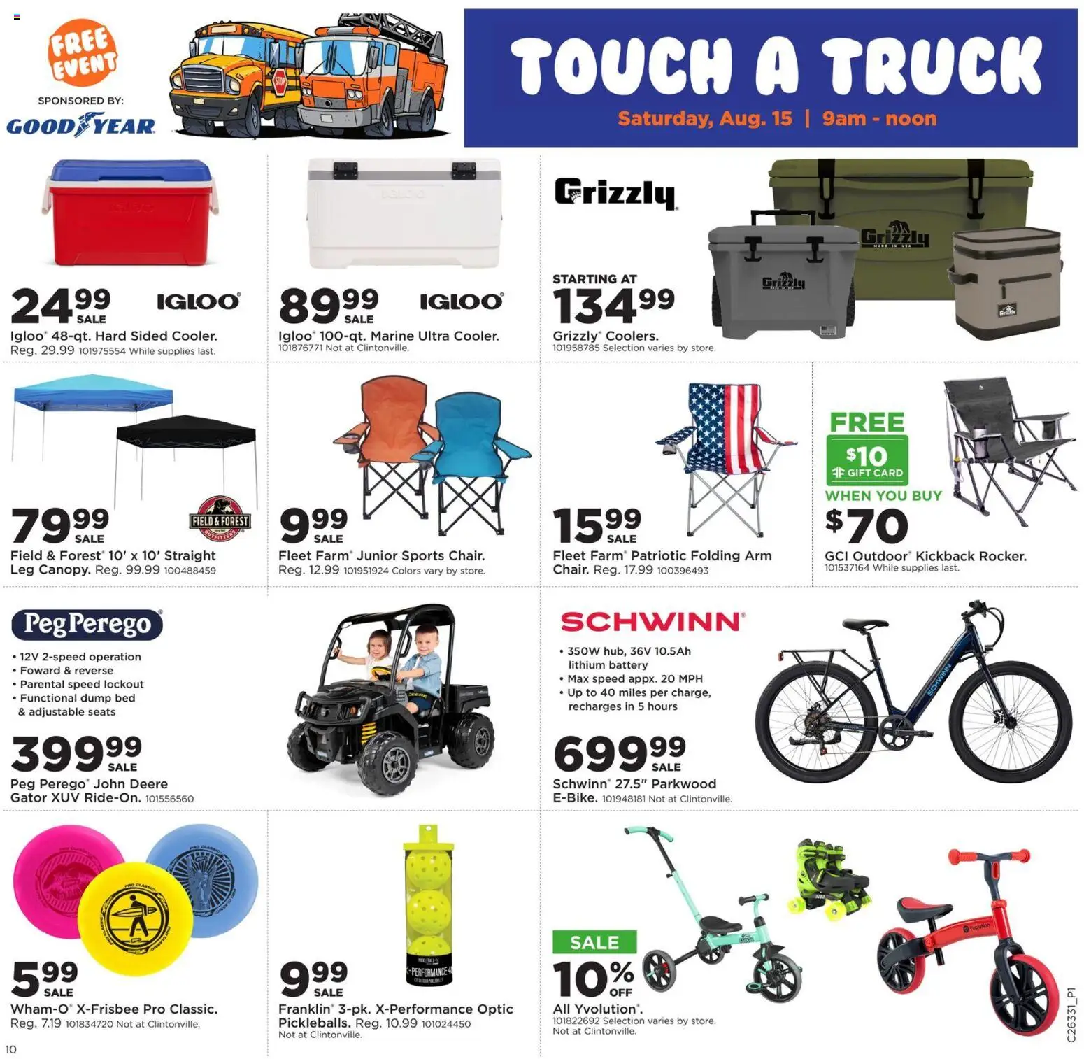 Mills Fleet Farm Weekly Ad - valid from 08/10/2026 | Page: 13 | Products: Bed, Battery