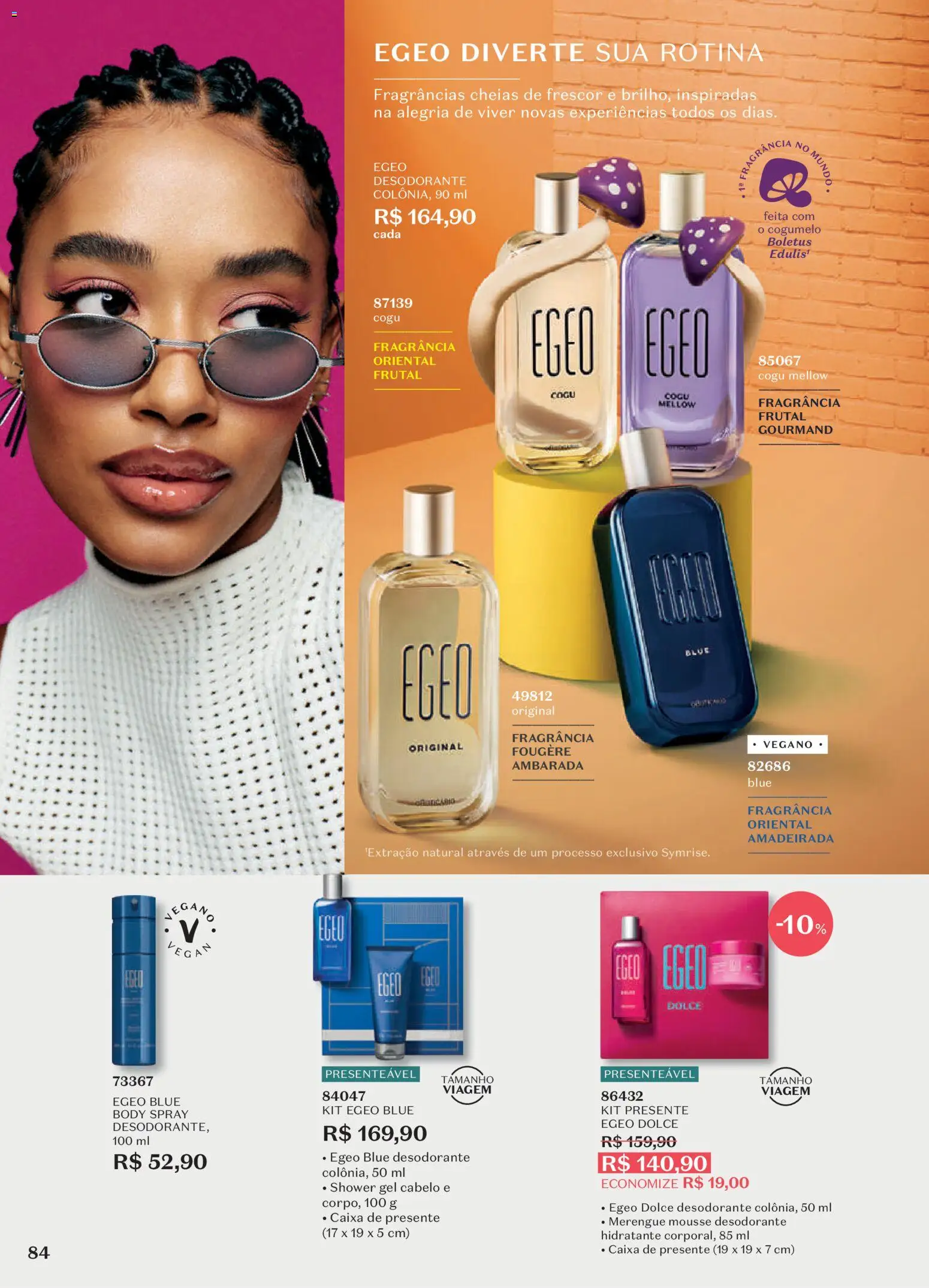 O Boticário Folheto - válido de 20/07/2026 | Página: 86 | Produtos: Mousse, Fragrância, Cogumelo, Caixa