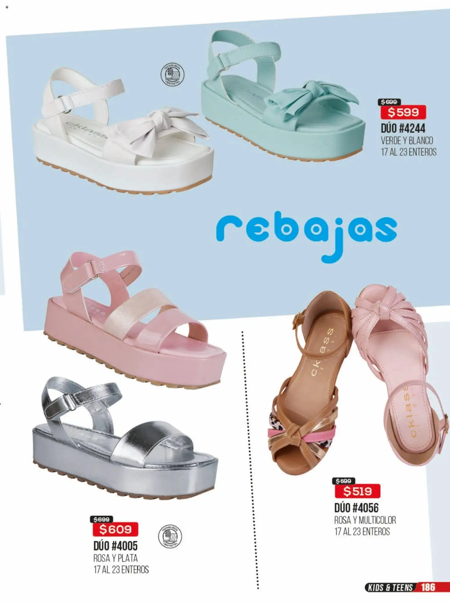Nuevas ofertas de Cklass válidas en toda la República Mexicana desde el 23/06/2026. ¡Encuentra las mejores ofertas en Cklass catálogo Rebajas sobre rebajas calzado! | Página: 187