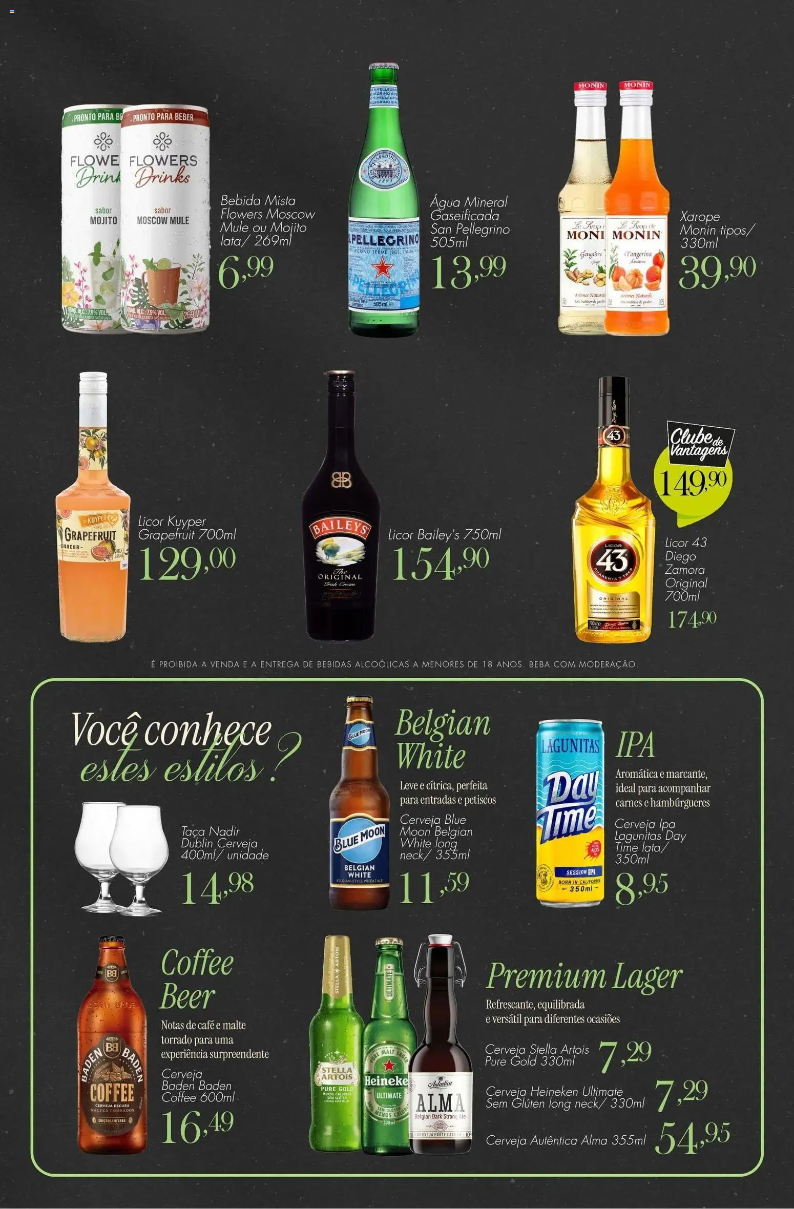 Confiança Folheto - válido de 28/07/2026 | Página: 9 | Produtos: Licor, Cerveja Heineken, Heineken, Bebida