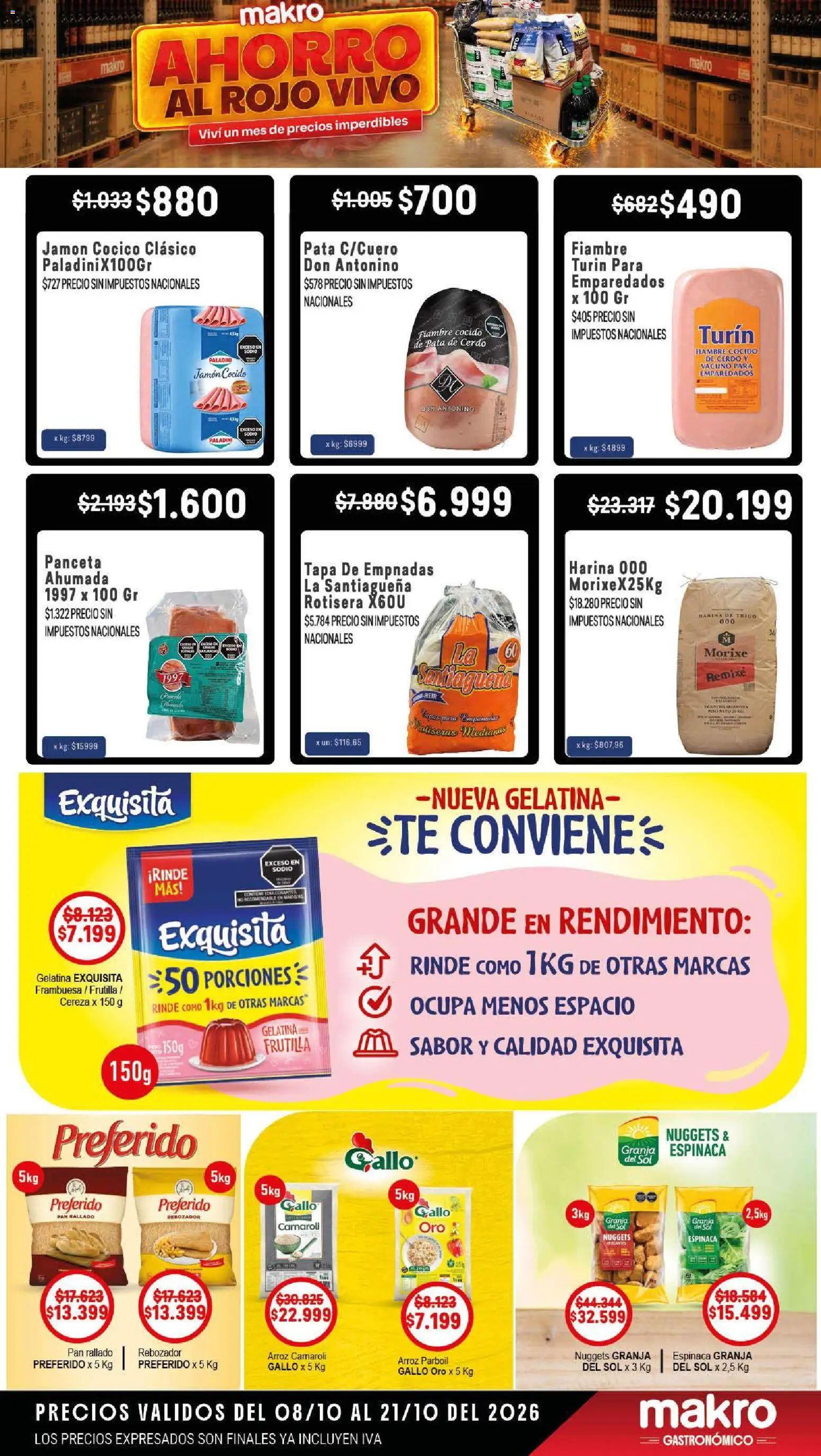 Makro Ofertas Gastronómicas │ válido desde el 08/10/2026 | Página: 3