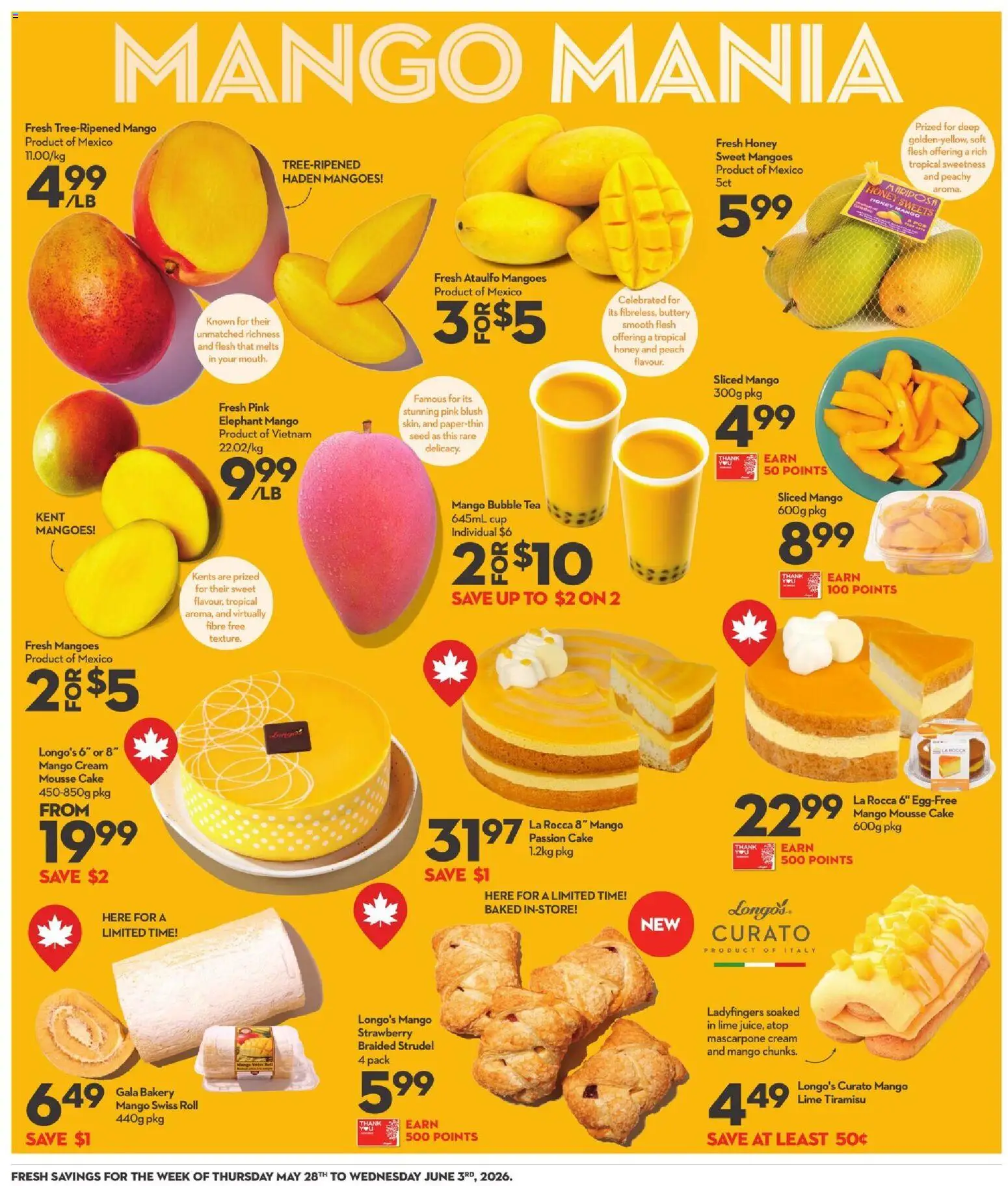 Longo's flyer valid from 28.05.2026 | Page: 13 | Products: Tea, Cream, Bakery, Blush